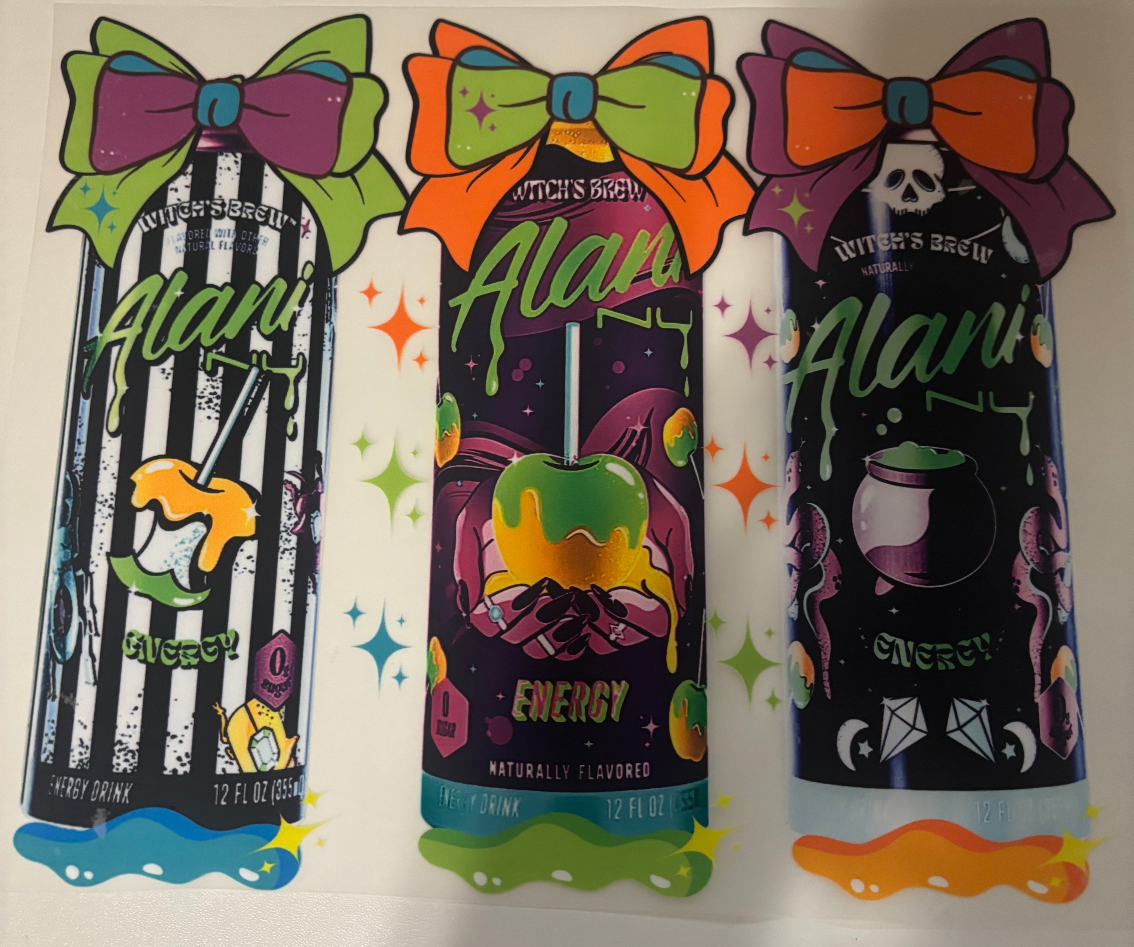 Spooky energy drink tee design