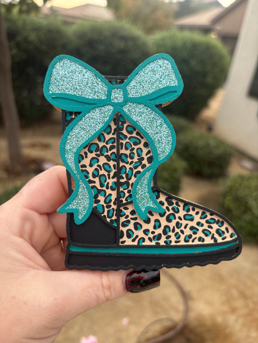 Rts teal ugg boot.