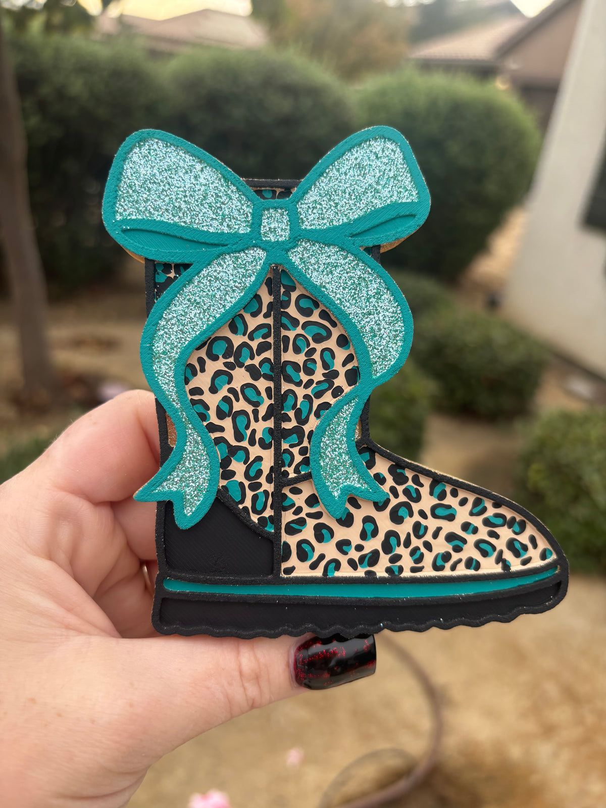 Rts teal ugg boot.