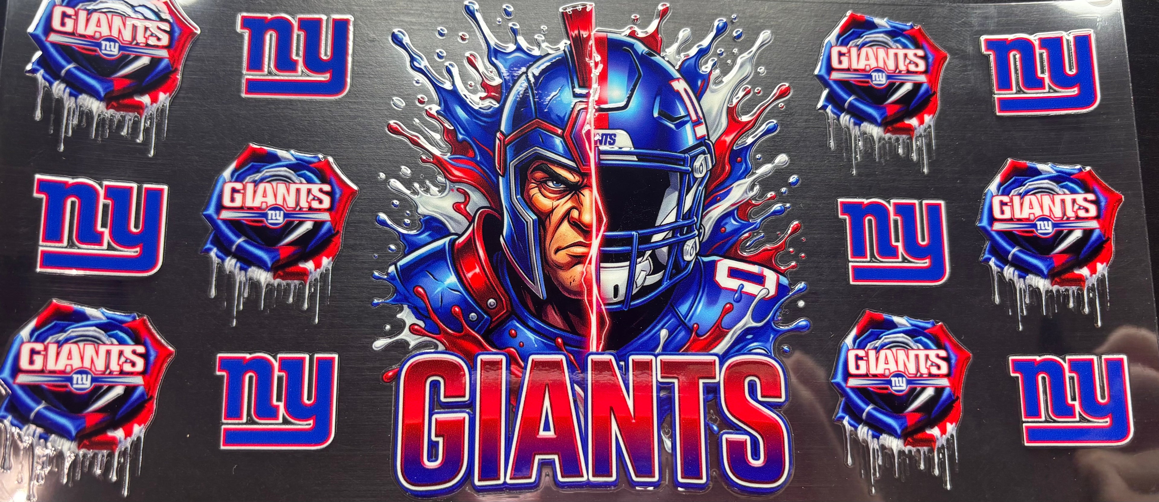 16 Oz Giants Head Cup Wrap