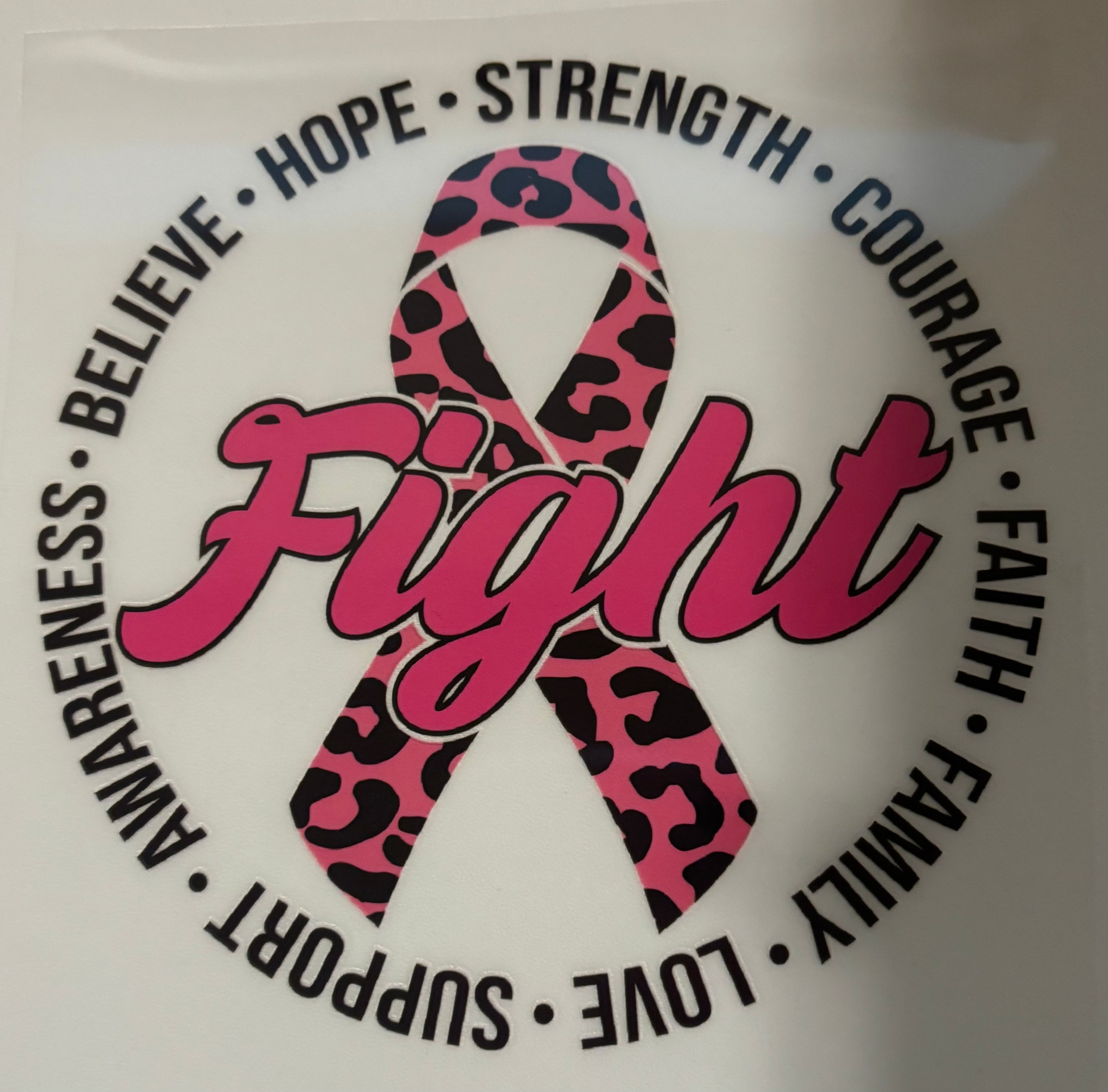 Fight Breast Cancer Pocket Tee Design