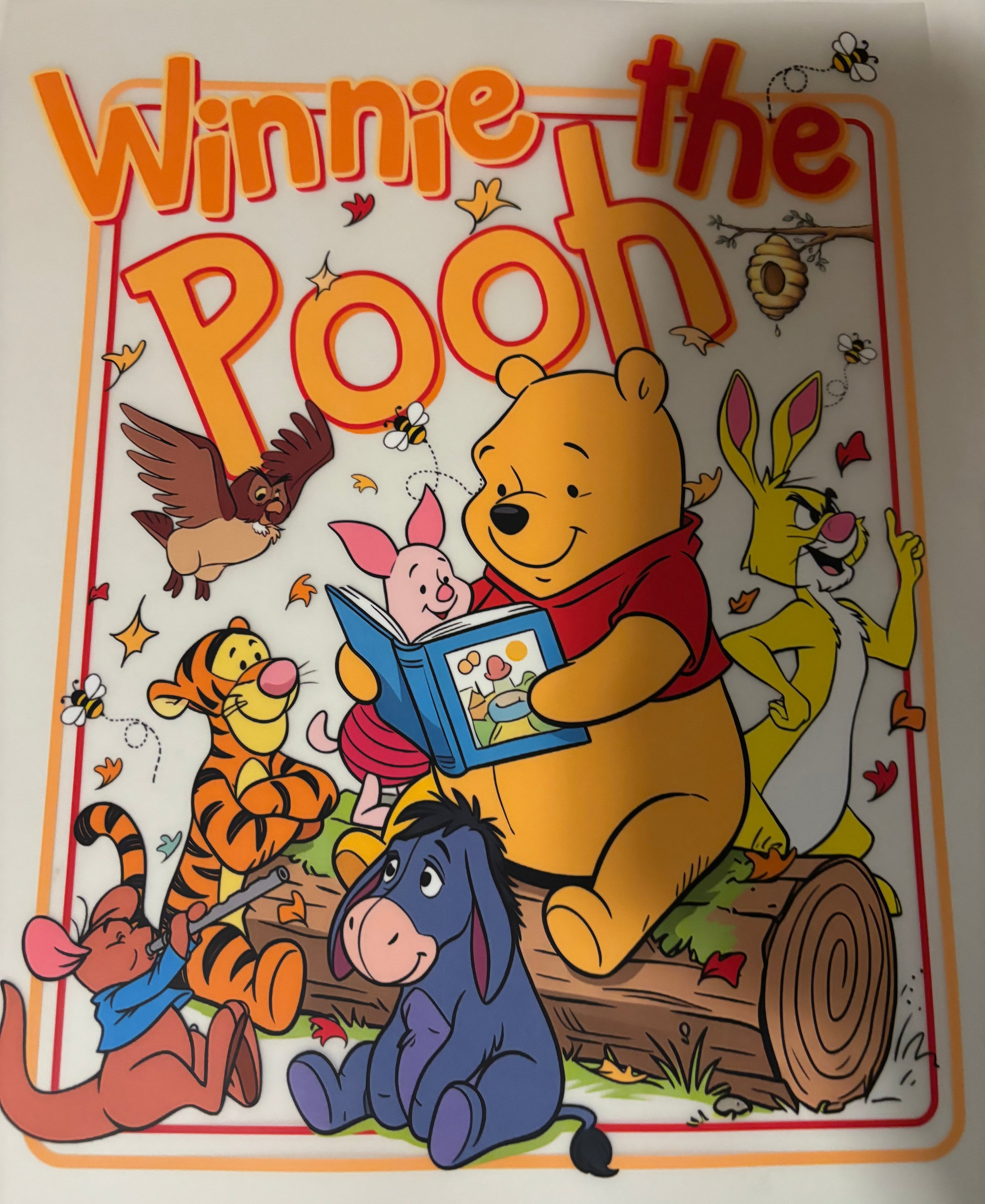 Reading Winnie The Pooh Tee Design