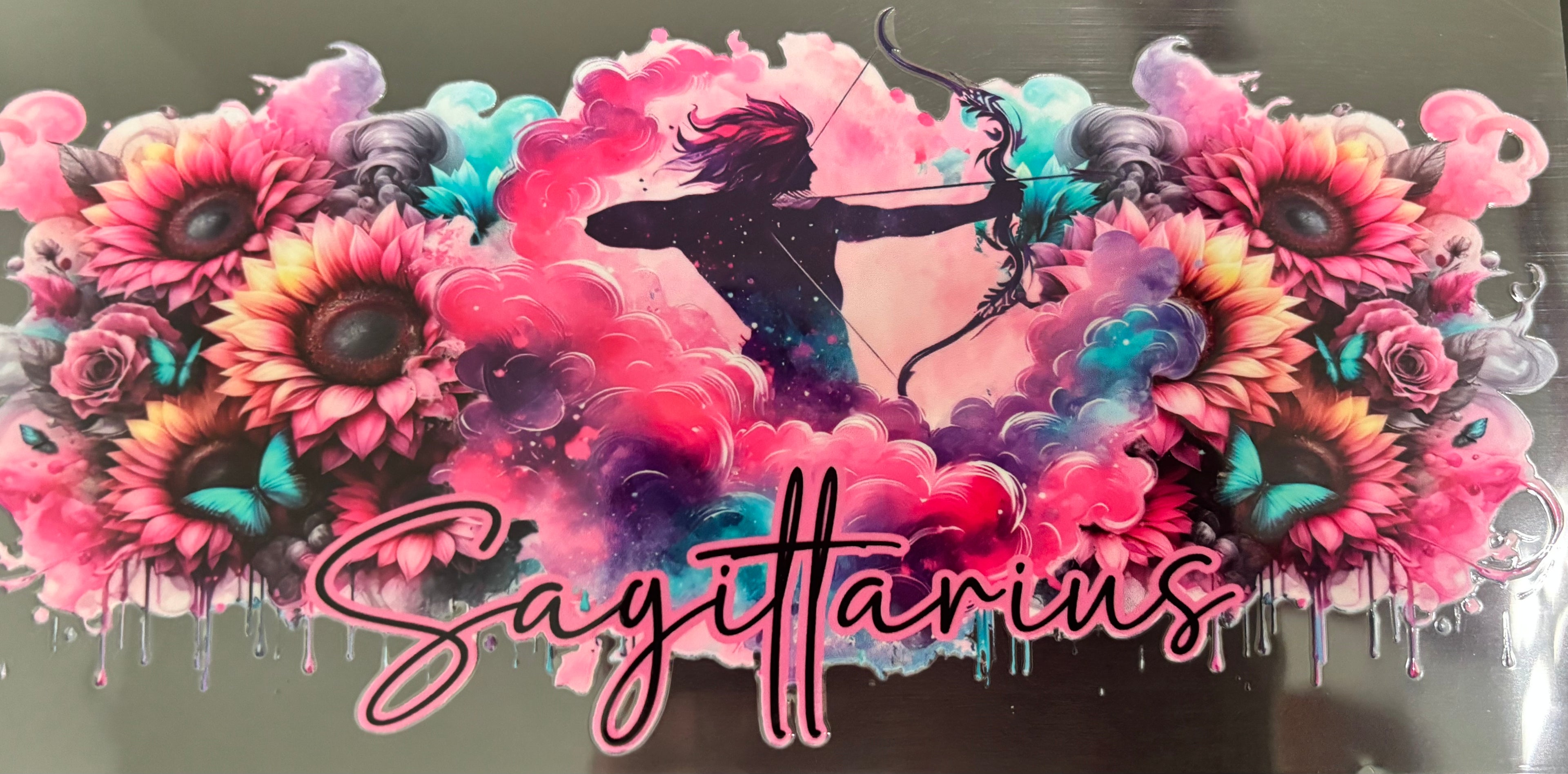 16 oz Sagittarius Pink Collection