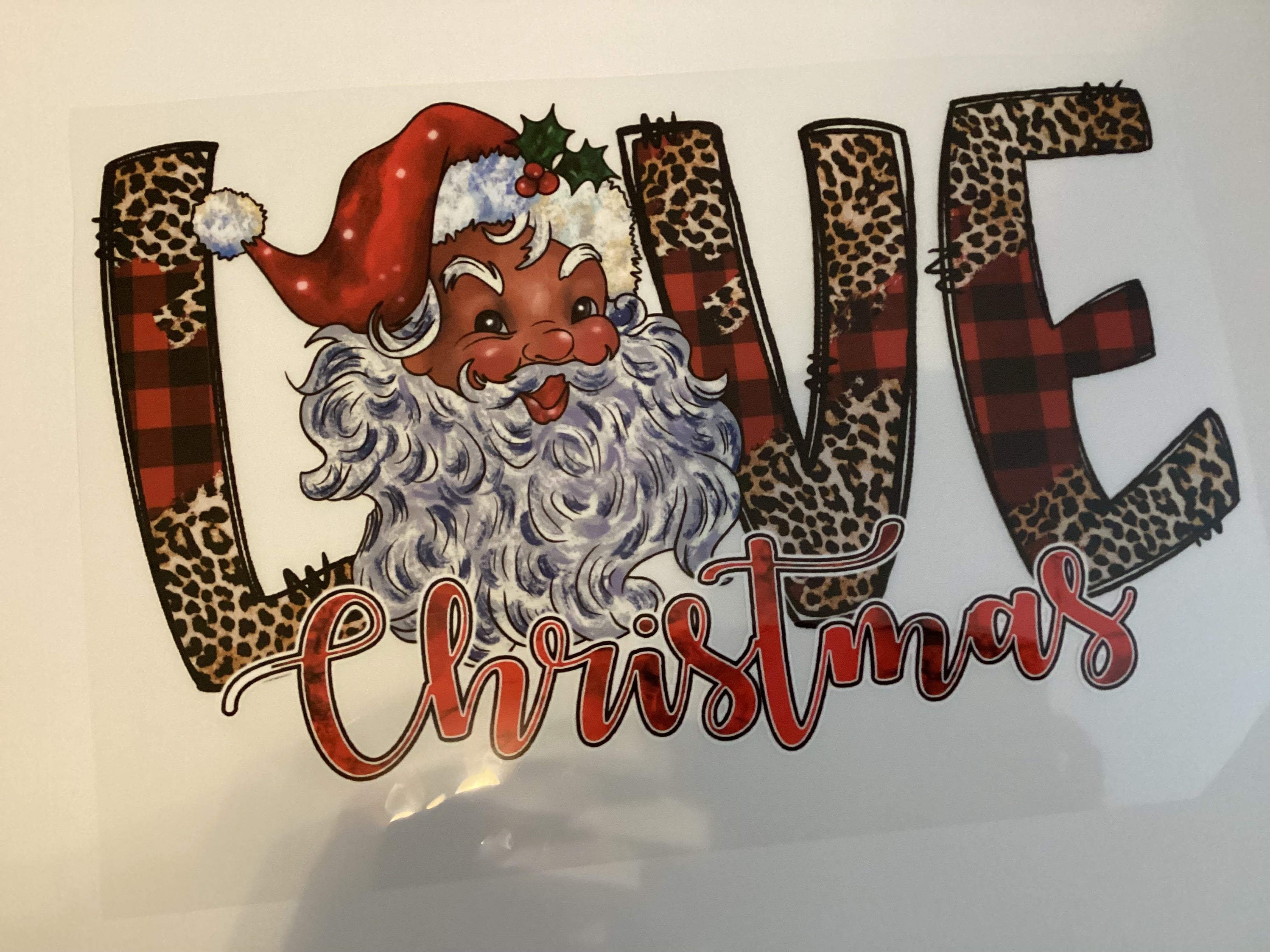 Love Christmas cheetah