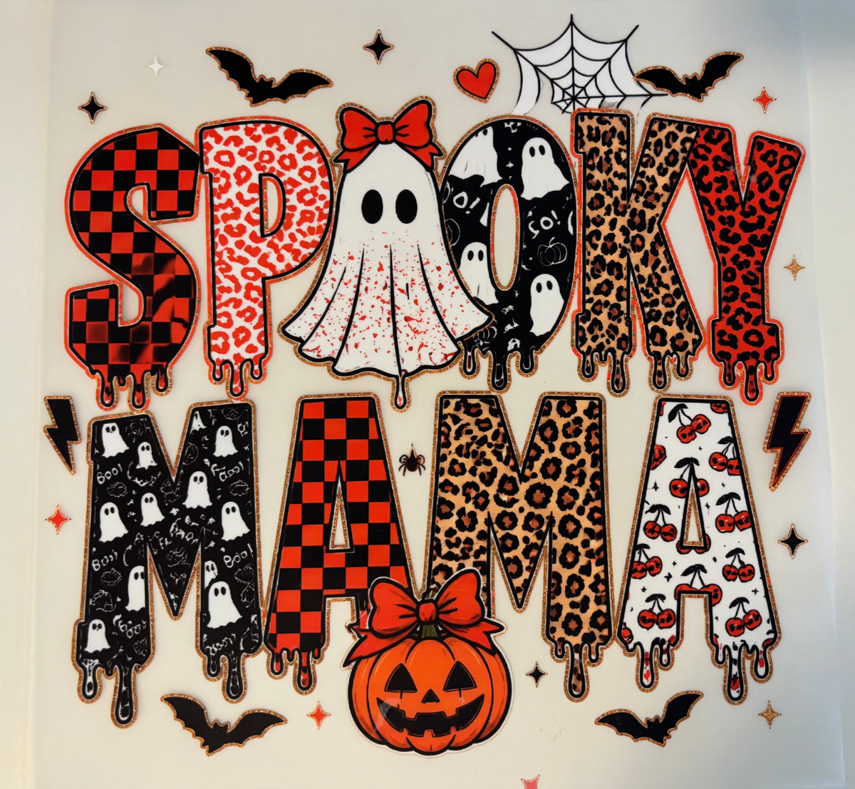 Spooky Mama Tee Design