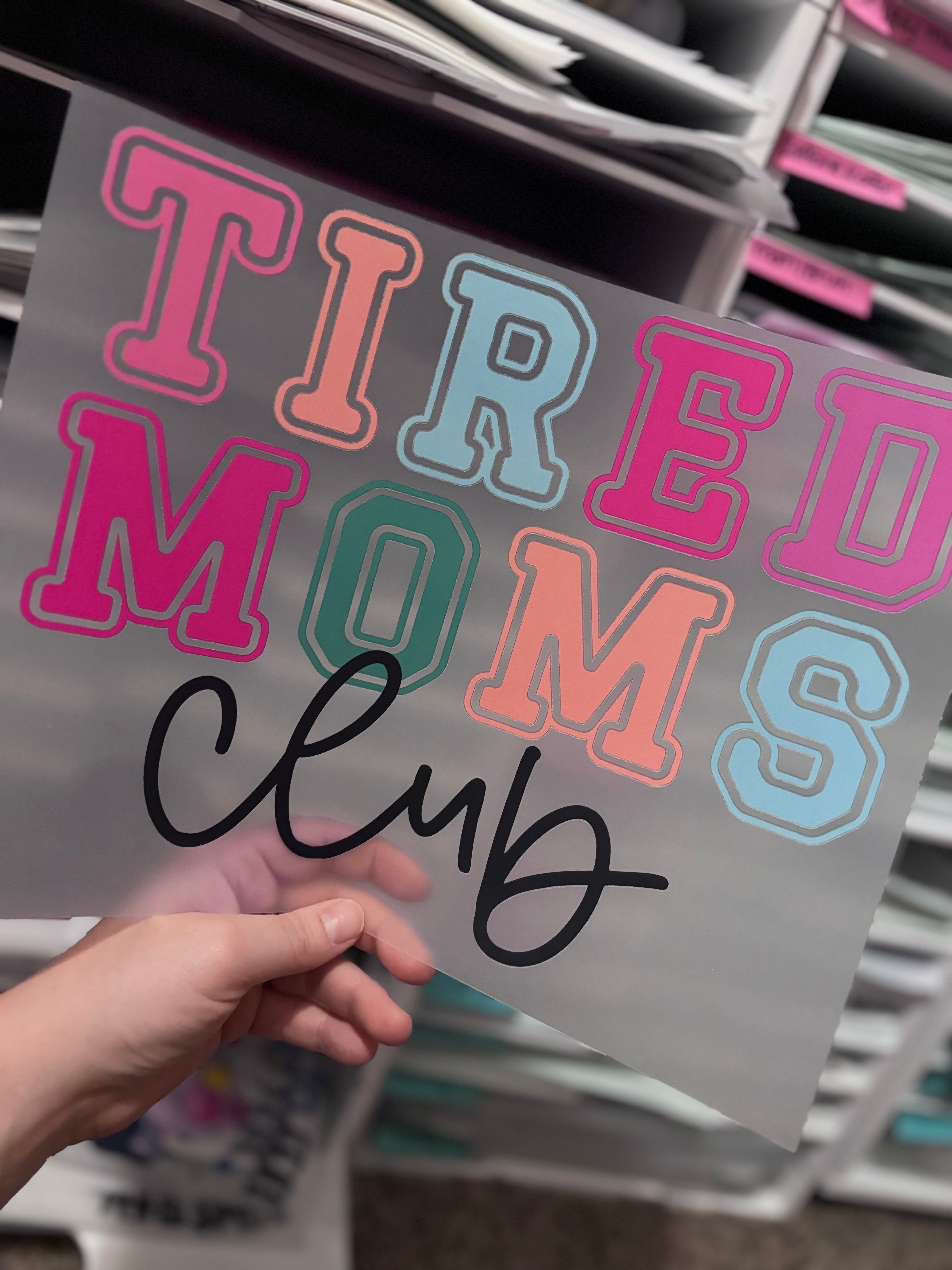 Boxed Tired Moms Club
