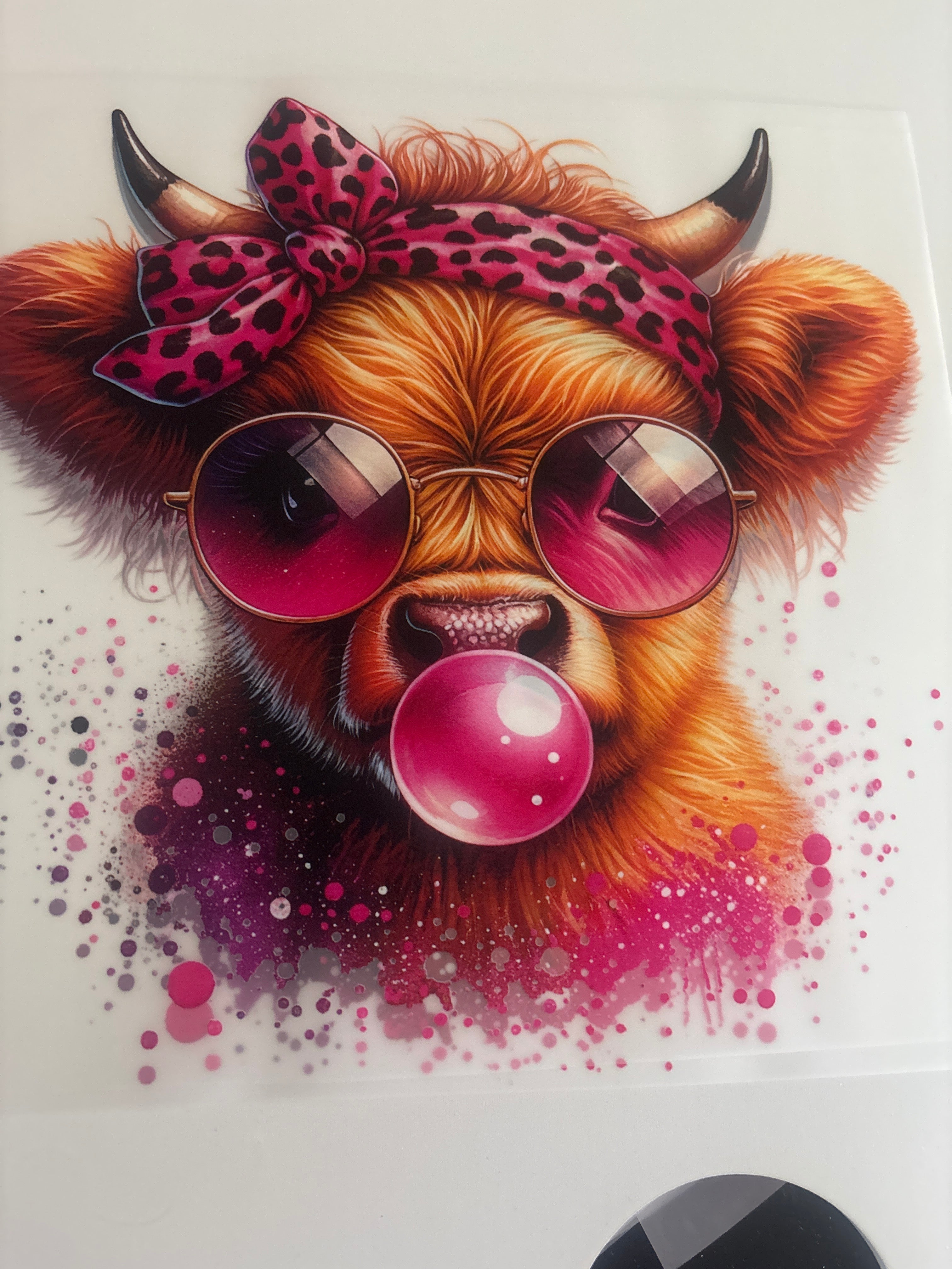 Bubblegum cow