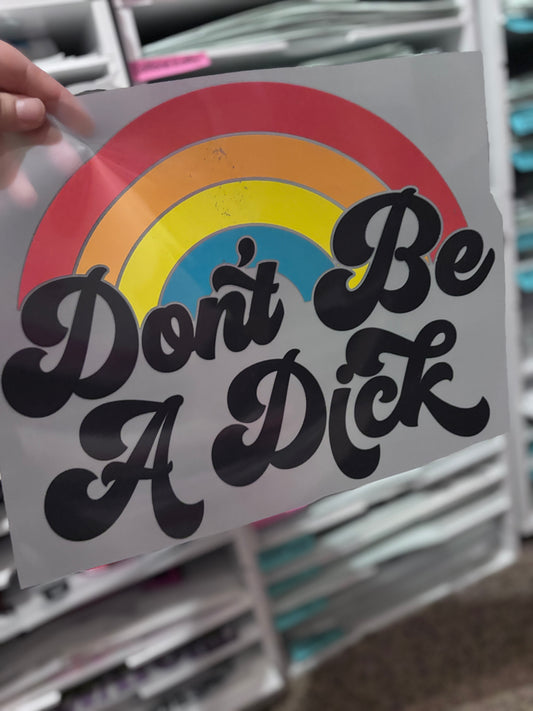 Don’t be