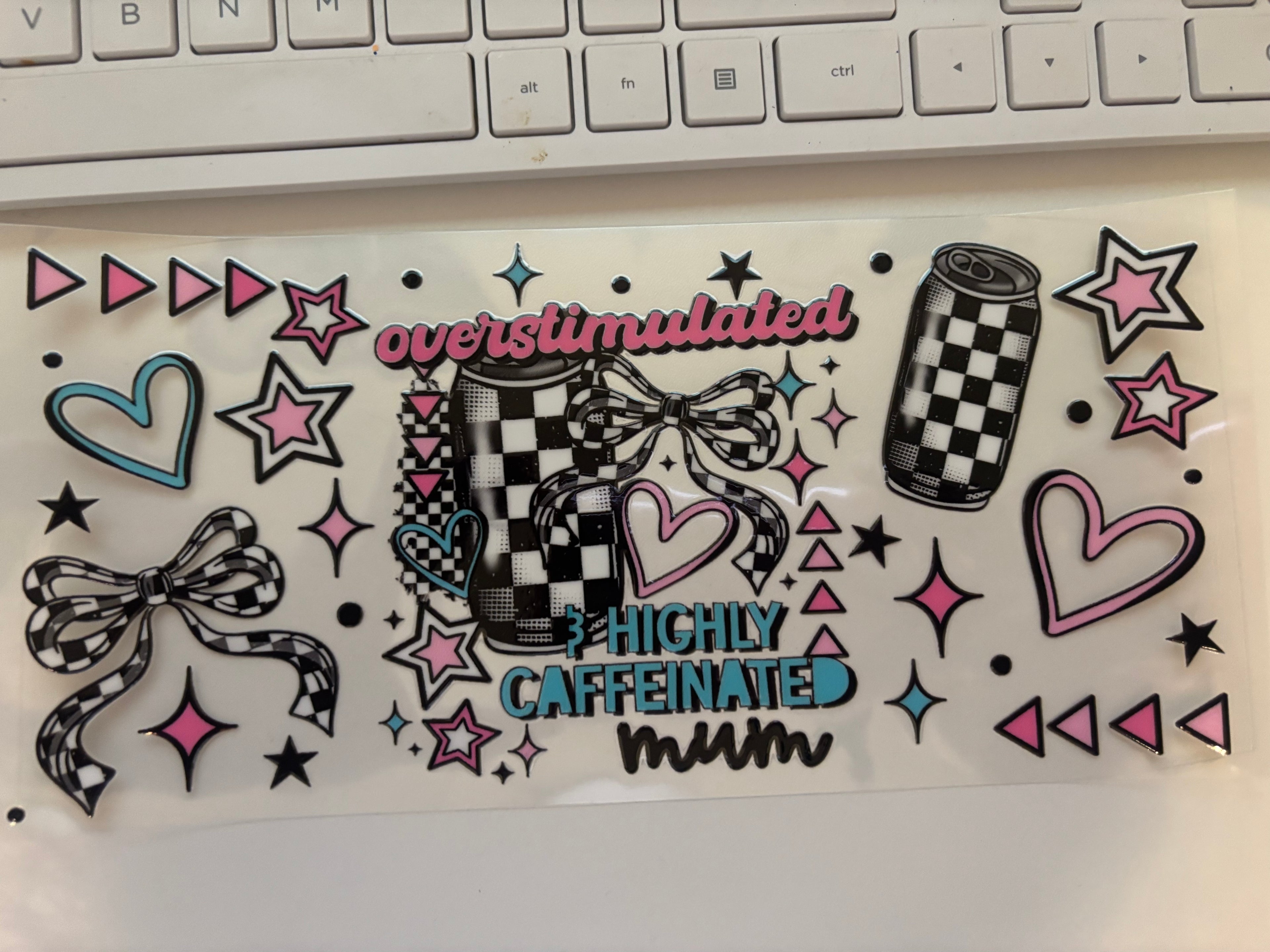 Highly Caffeinated 16oz Cup Wrap