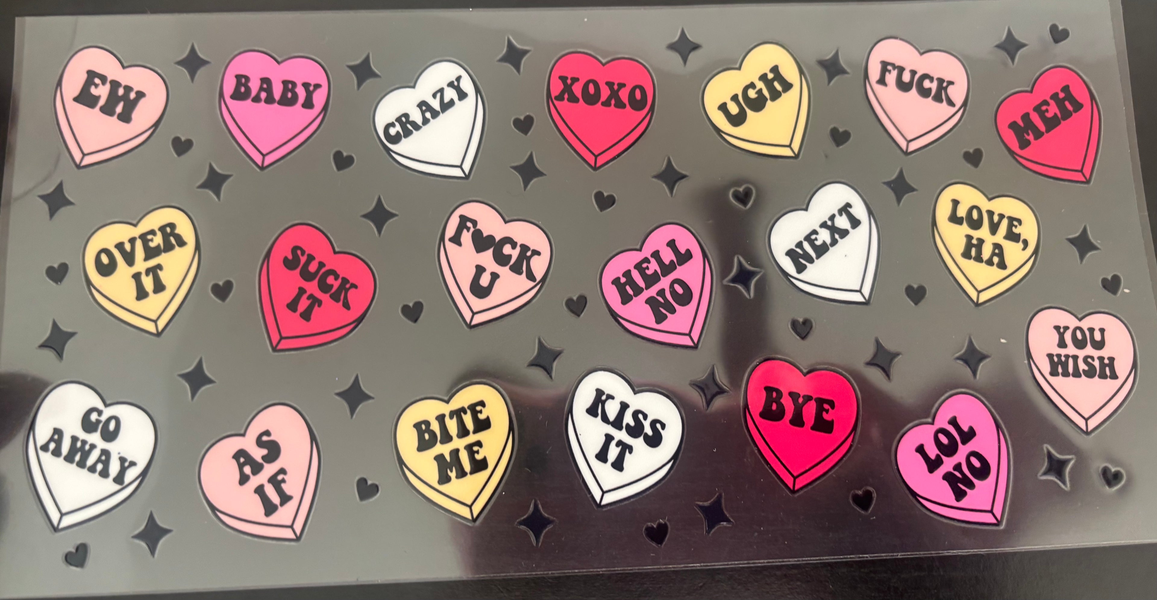 Cuss word hearts
