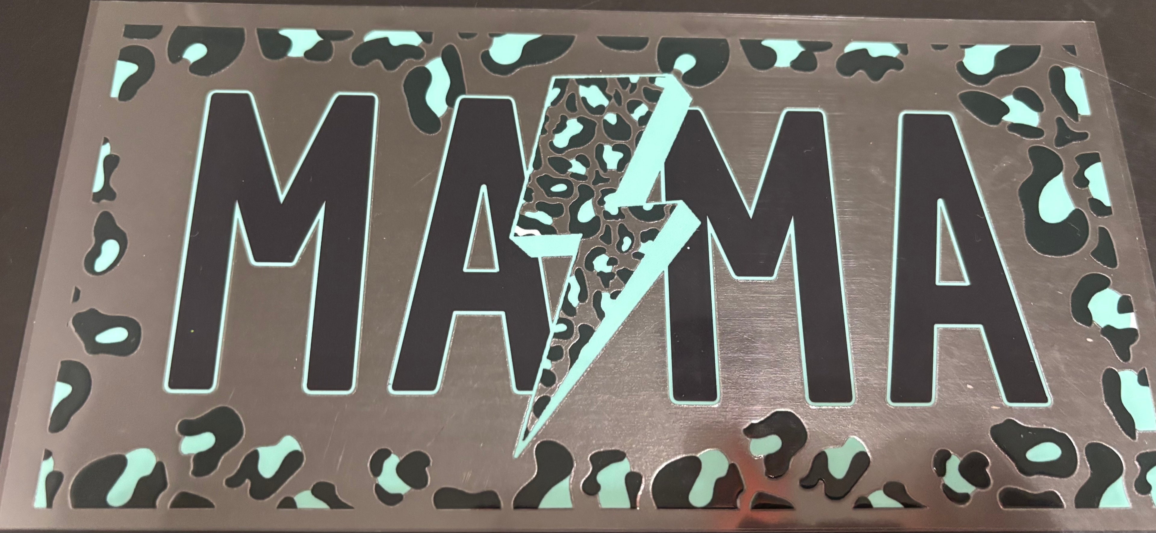 16 oz Cheetah Blue Mama