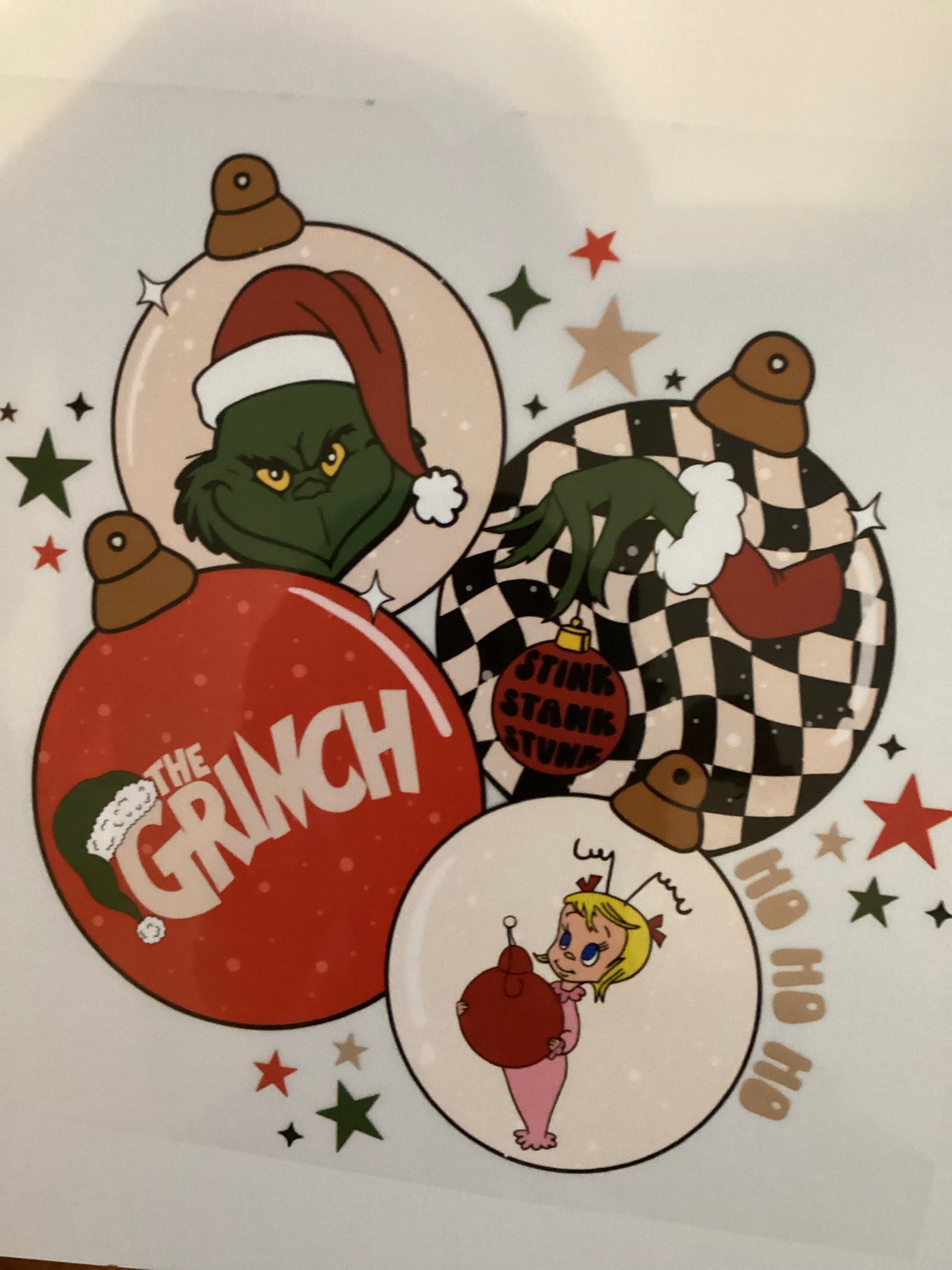 Grinch ornament balls