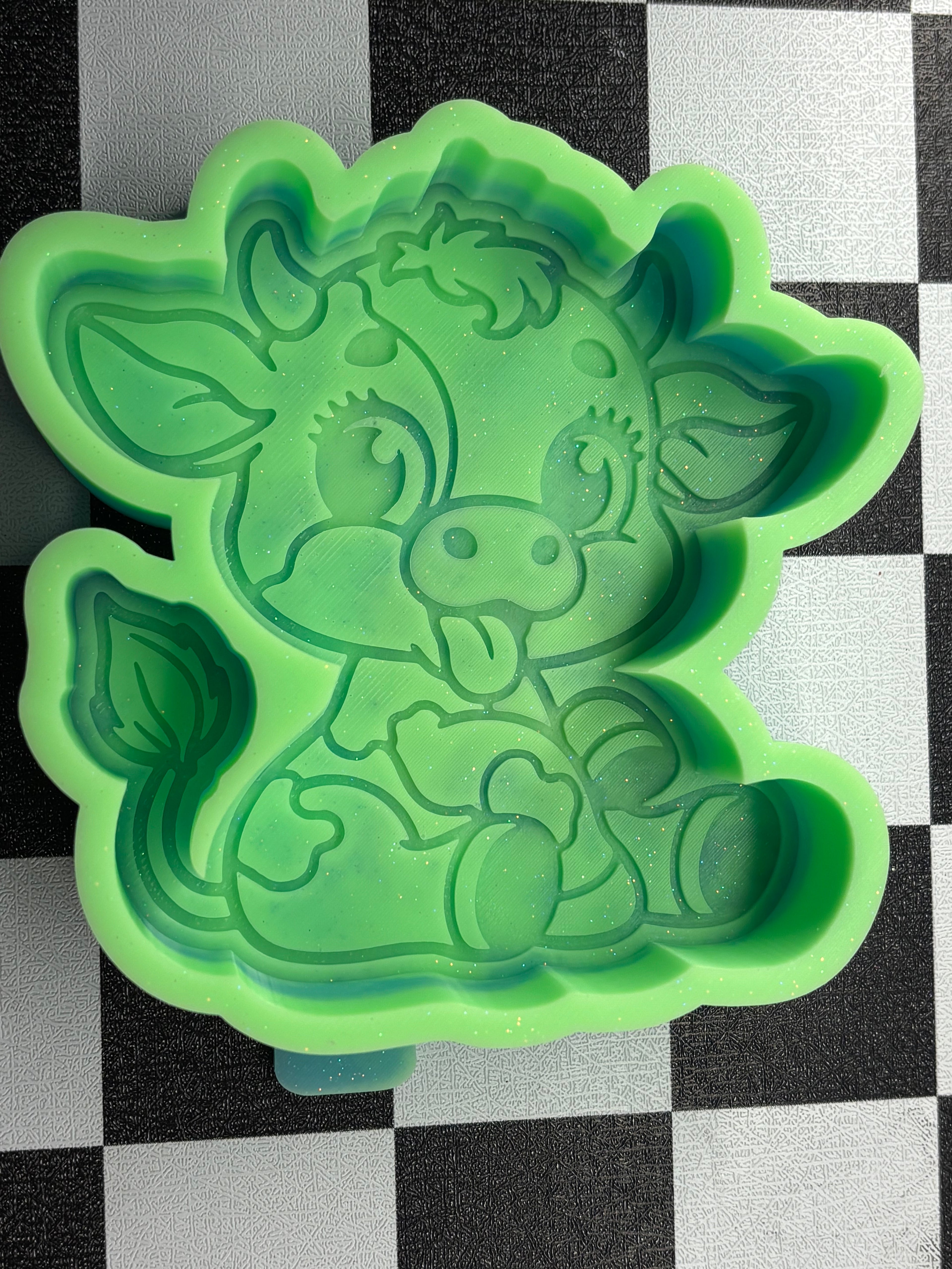 Custom cow freshie mold