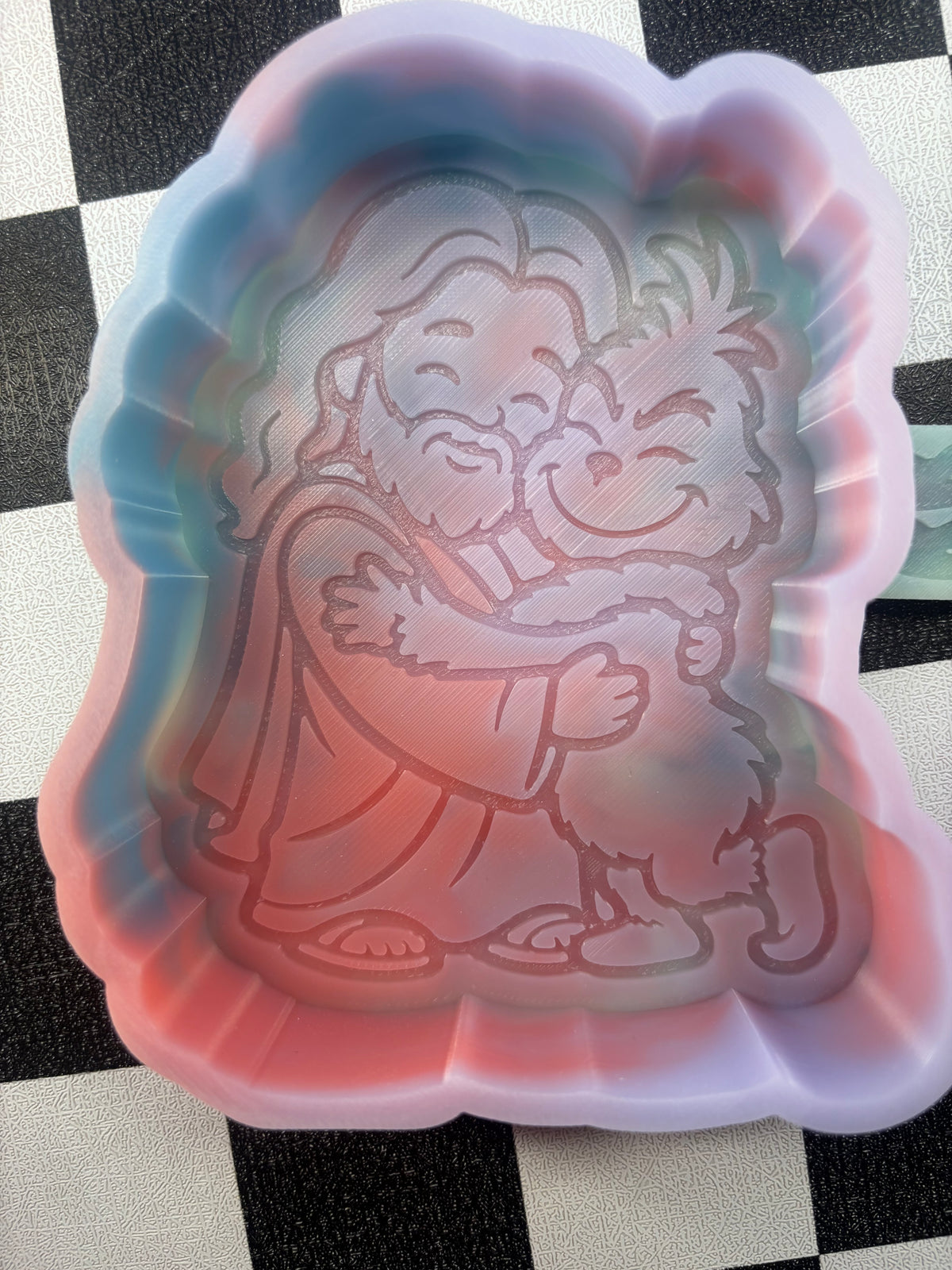 Custom Jesus & grinch freshie mold