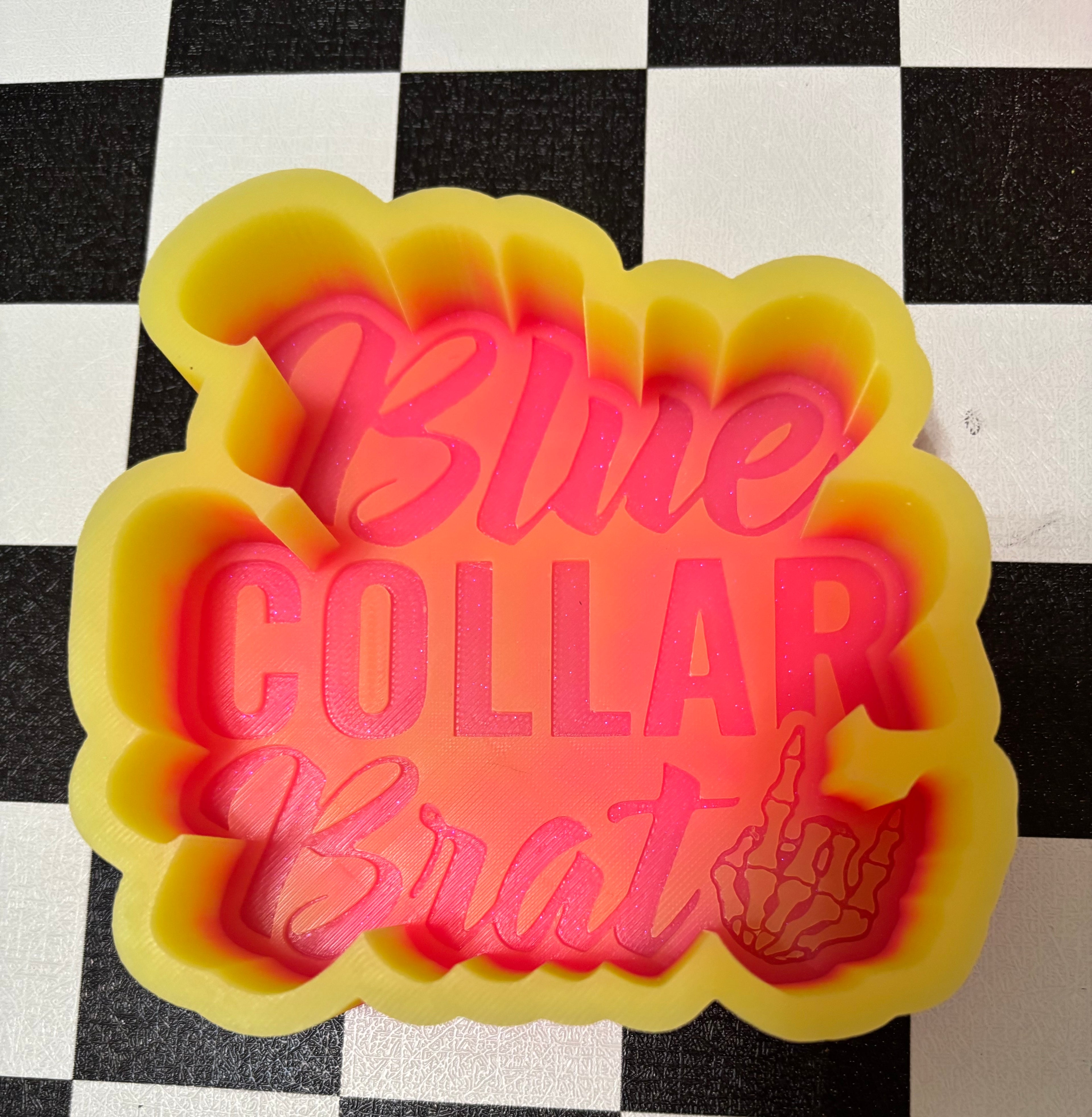 Custom Blue Collar Brat Freshie Mold