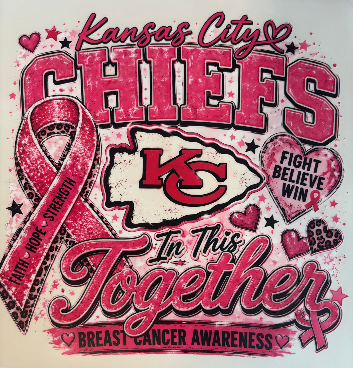 KC Breast Cancer Awareness Tee Design