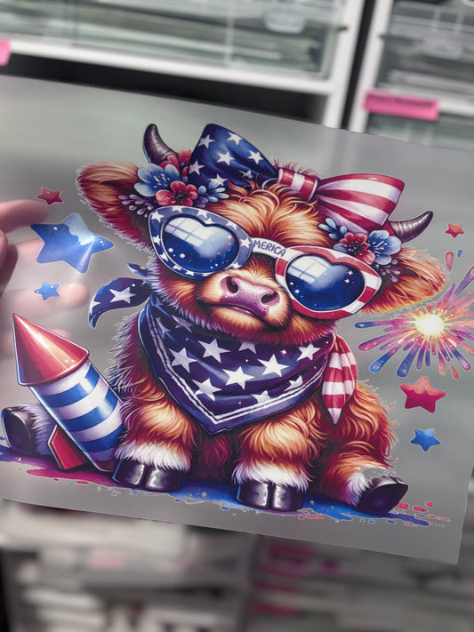 Firework cow