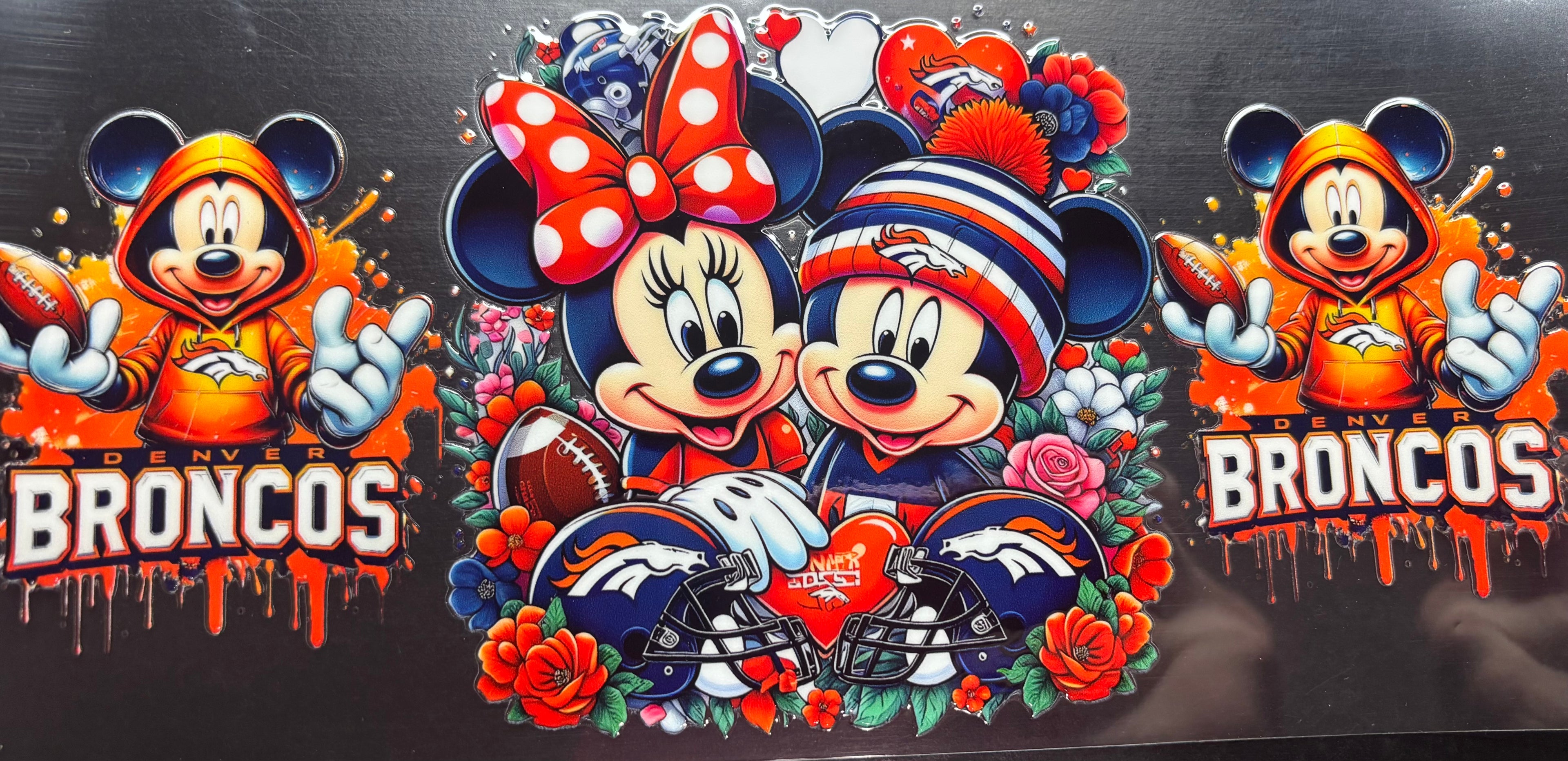 16 Oz Broncos Mouse Cup Wrap
