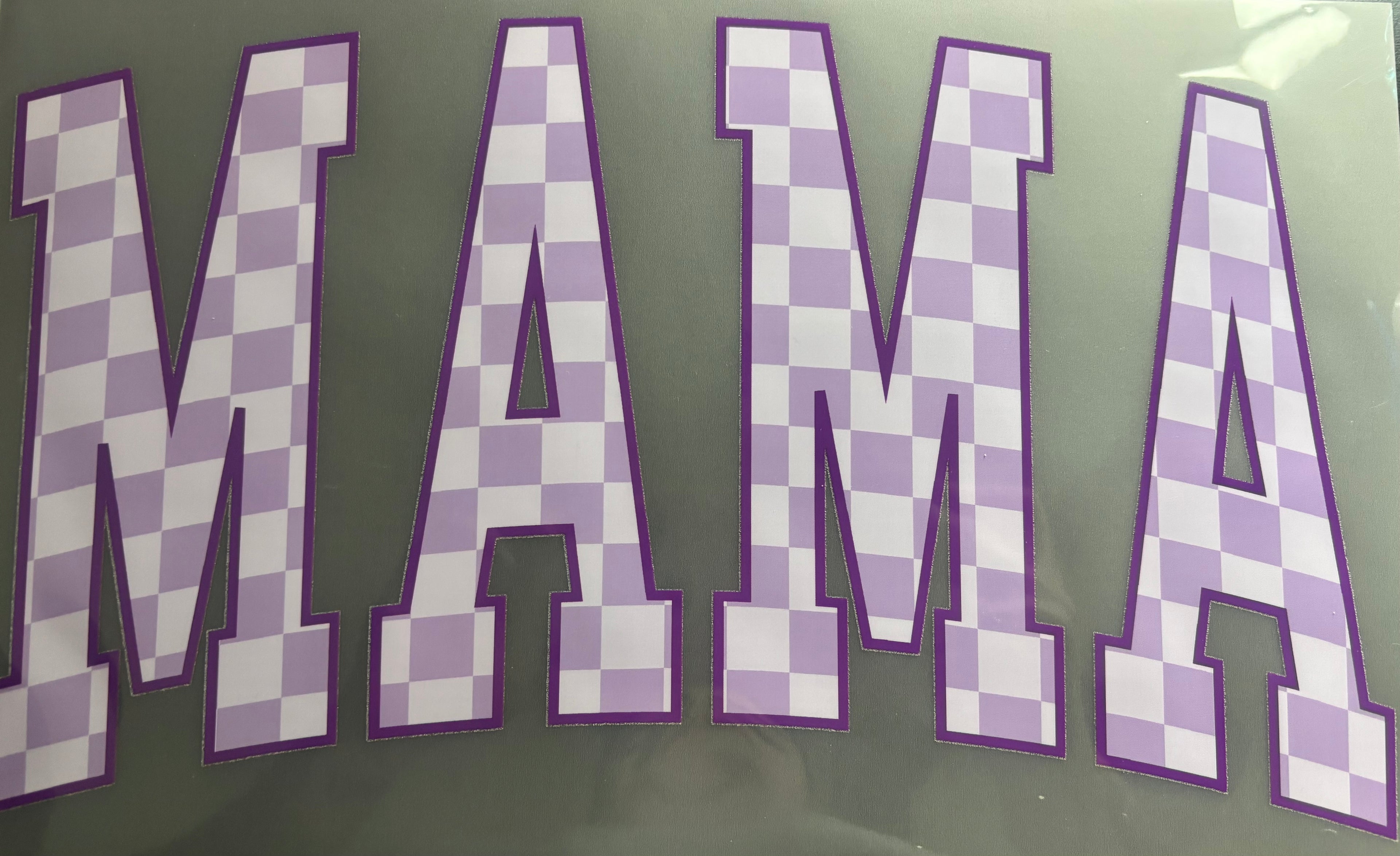 Purple checkered