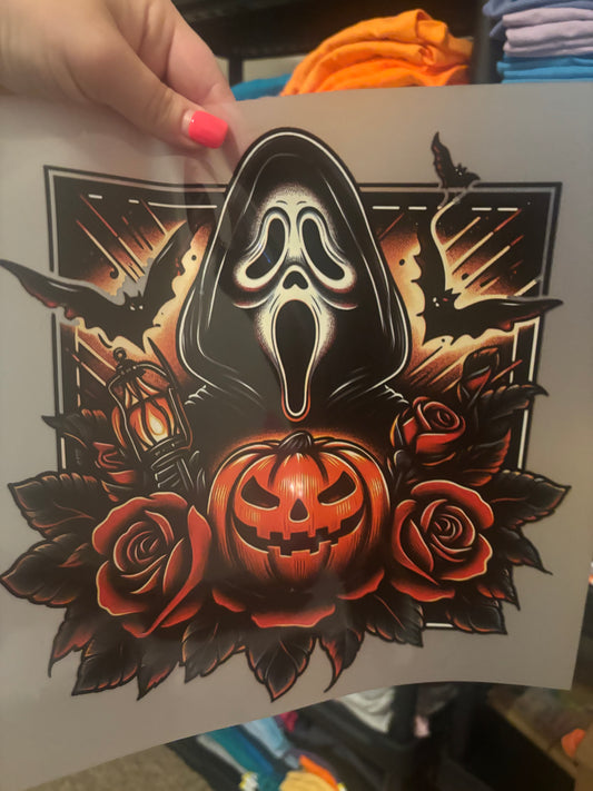 Ghost Face pumpkin