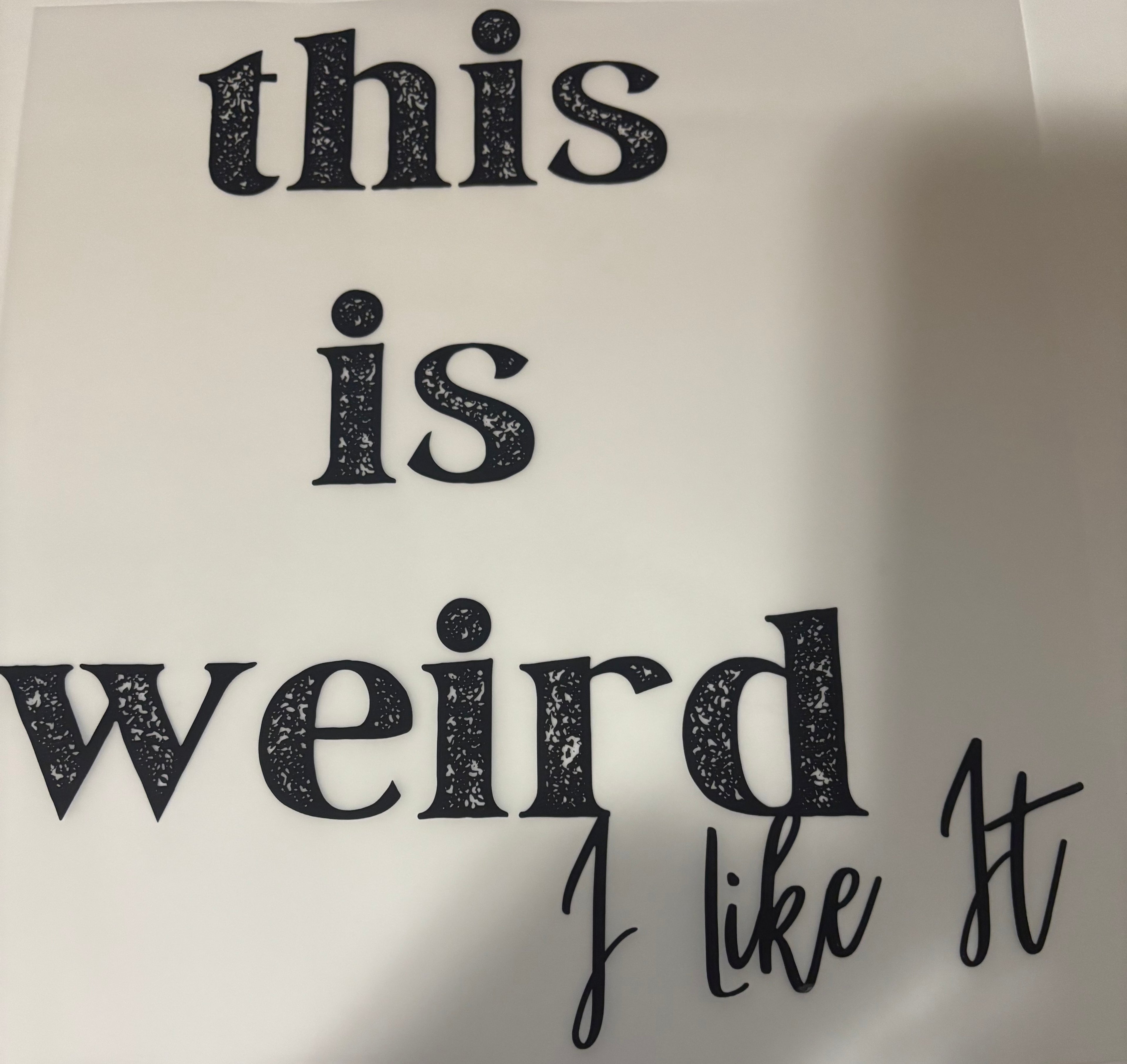 This is weird I like it tee design