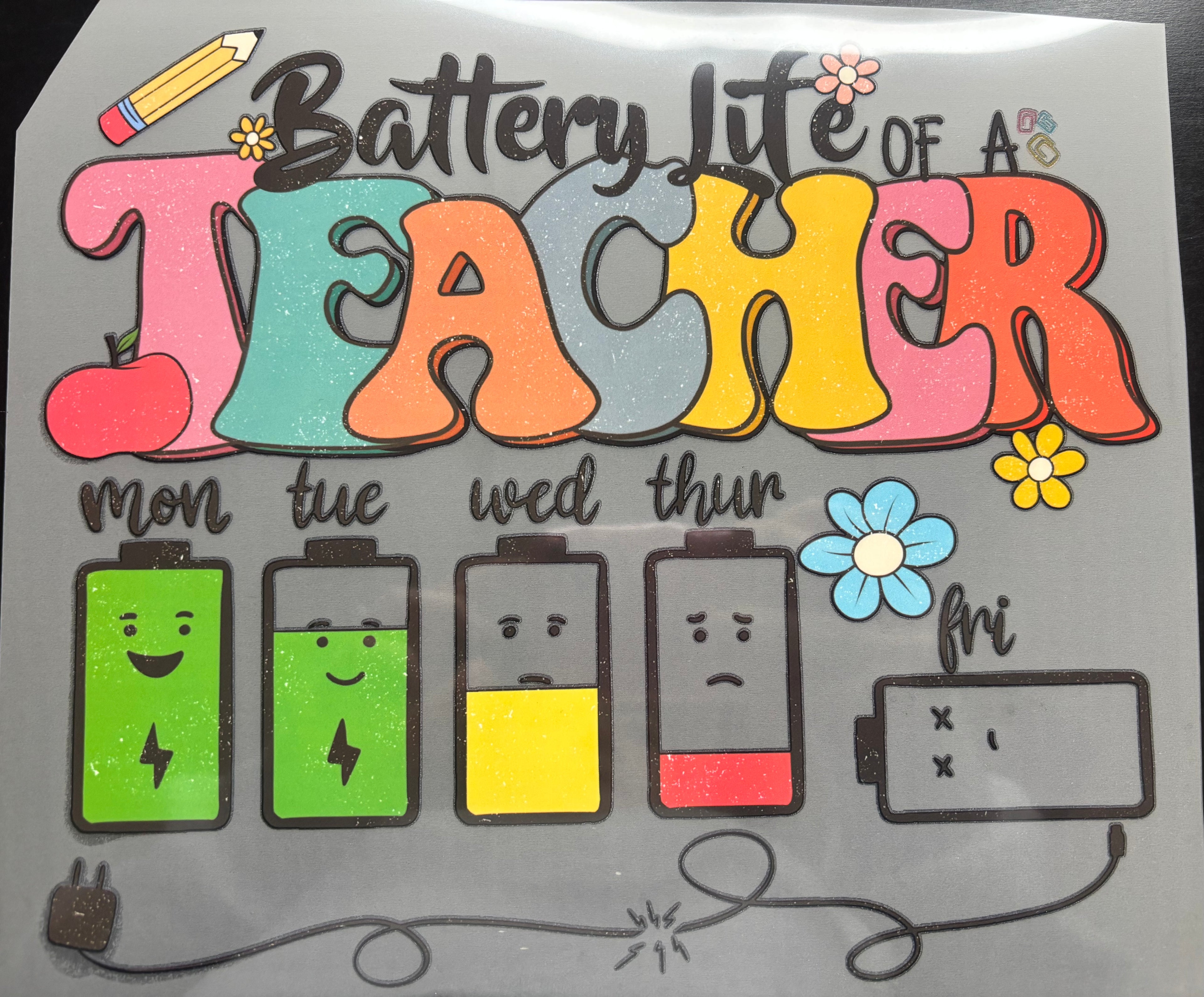 Battery Life of A Teacher