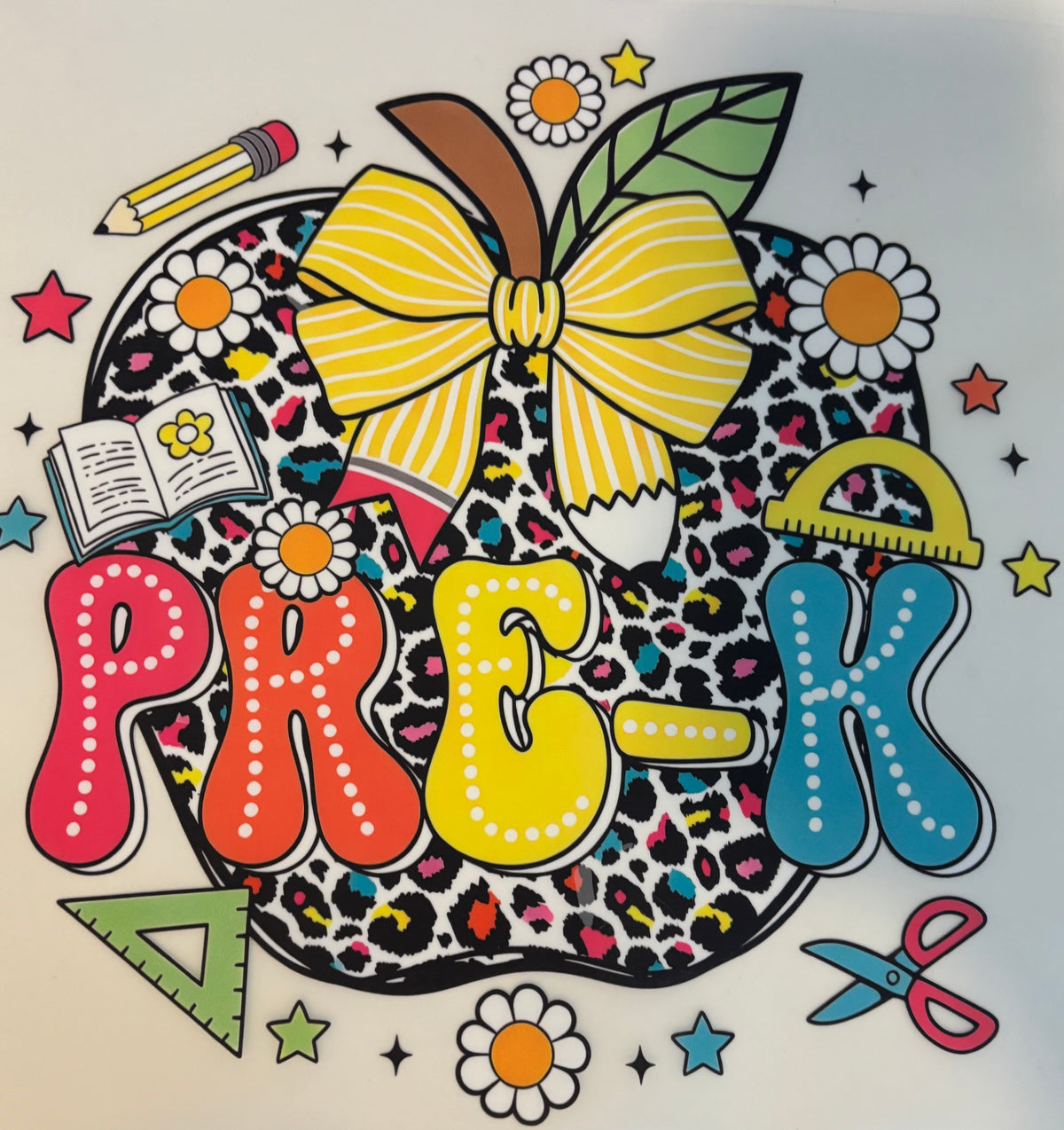 Pre K Apple Tee Design