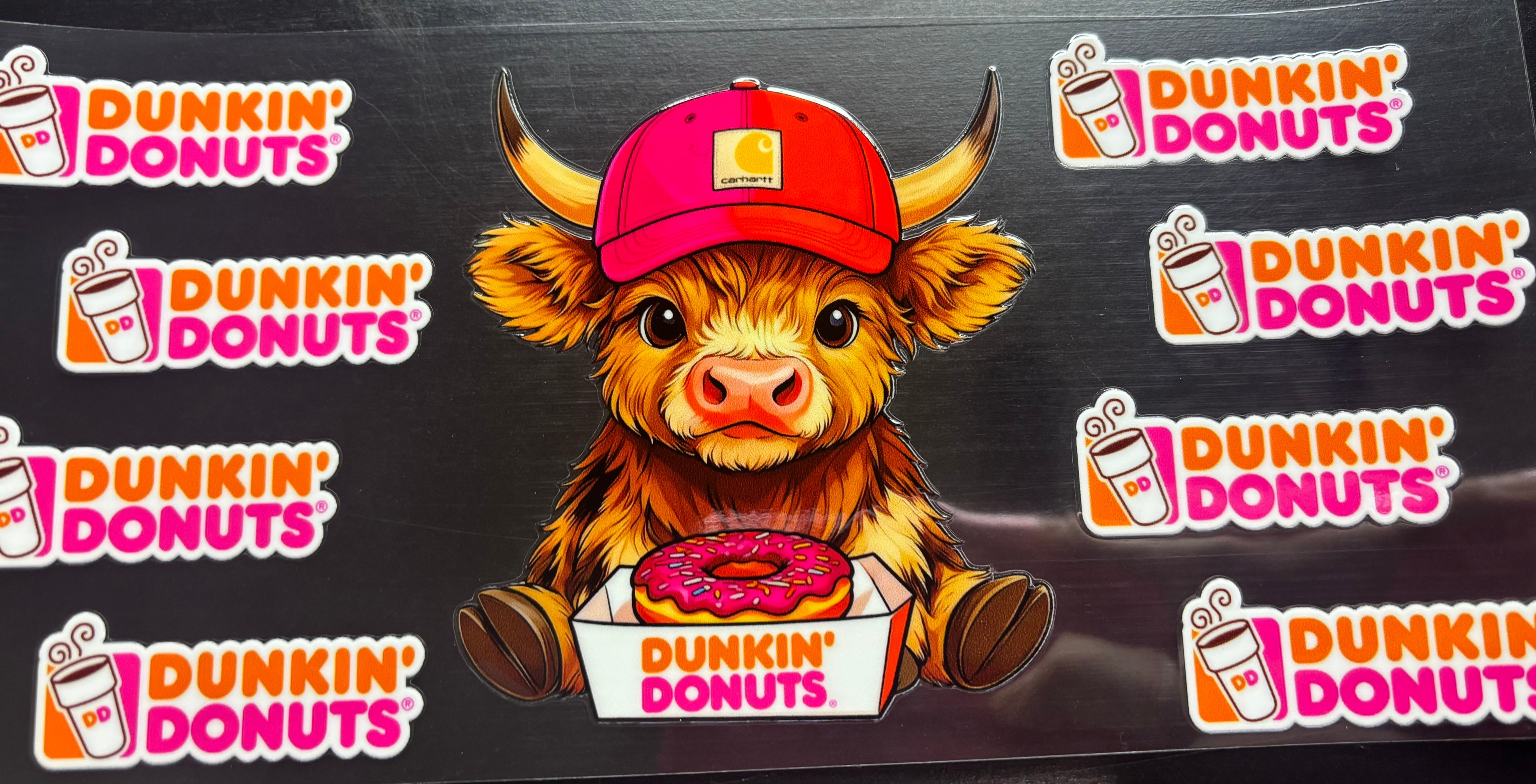 16 Oz Dunkin Donuts Cup Wrap
