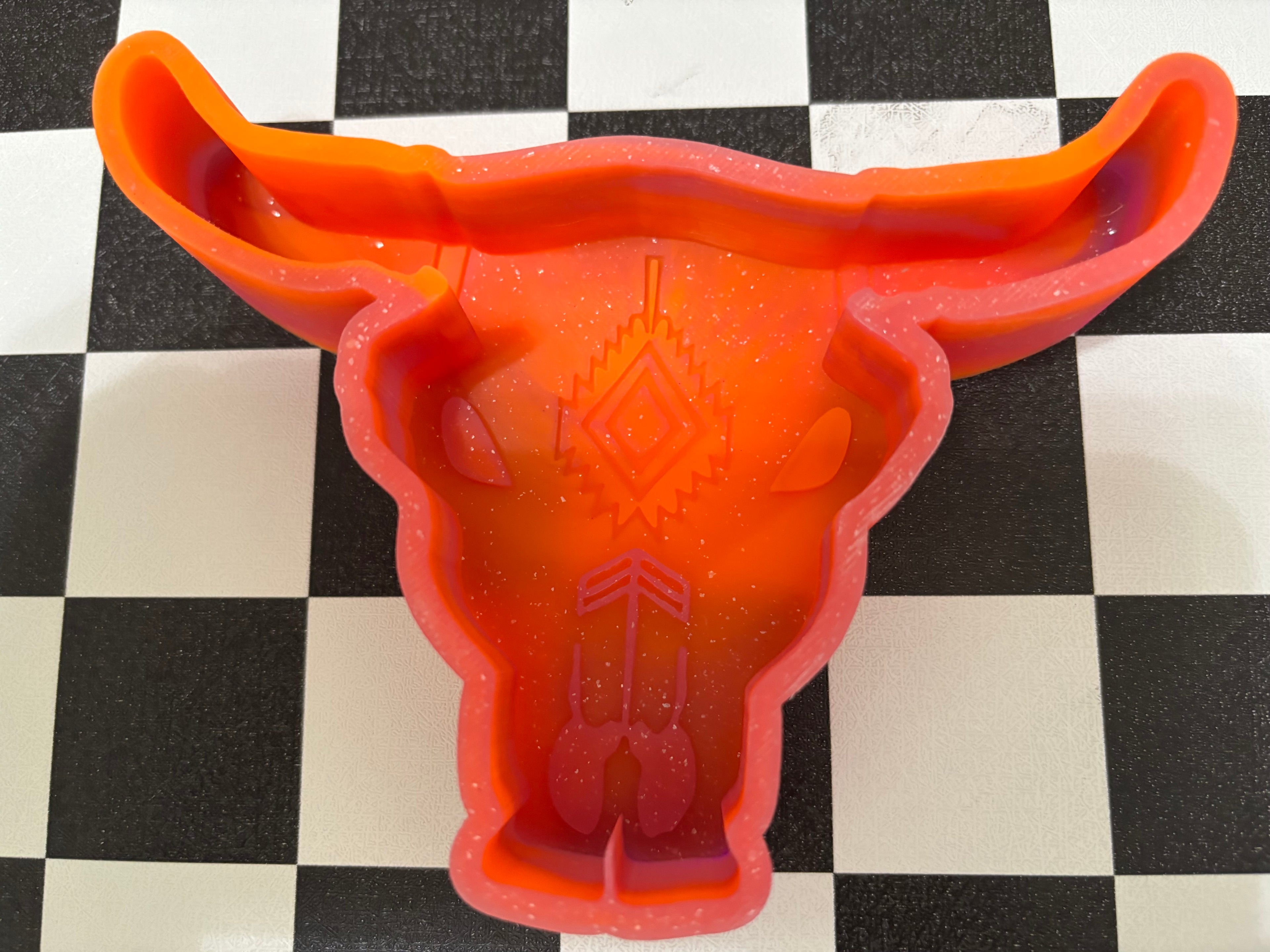 Custom Aztec Bullhead Freshie Mold