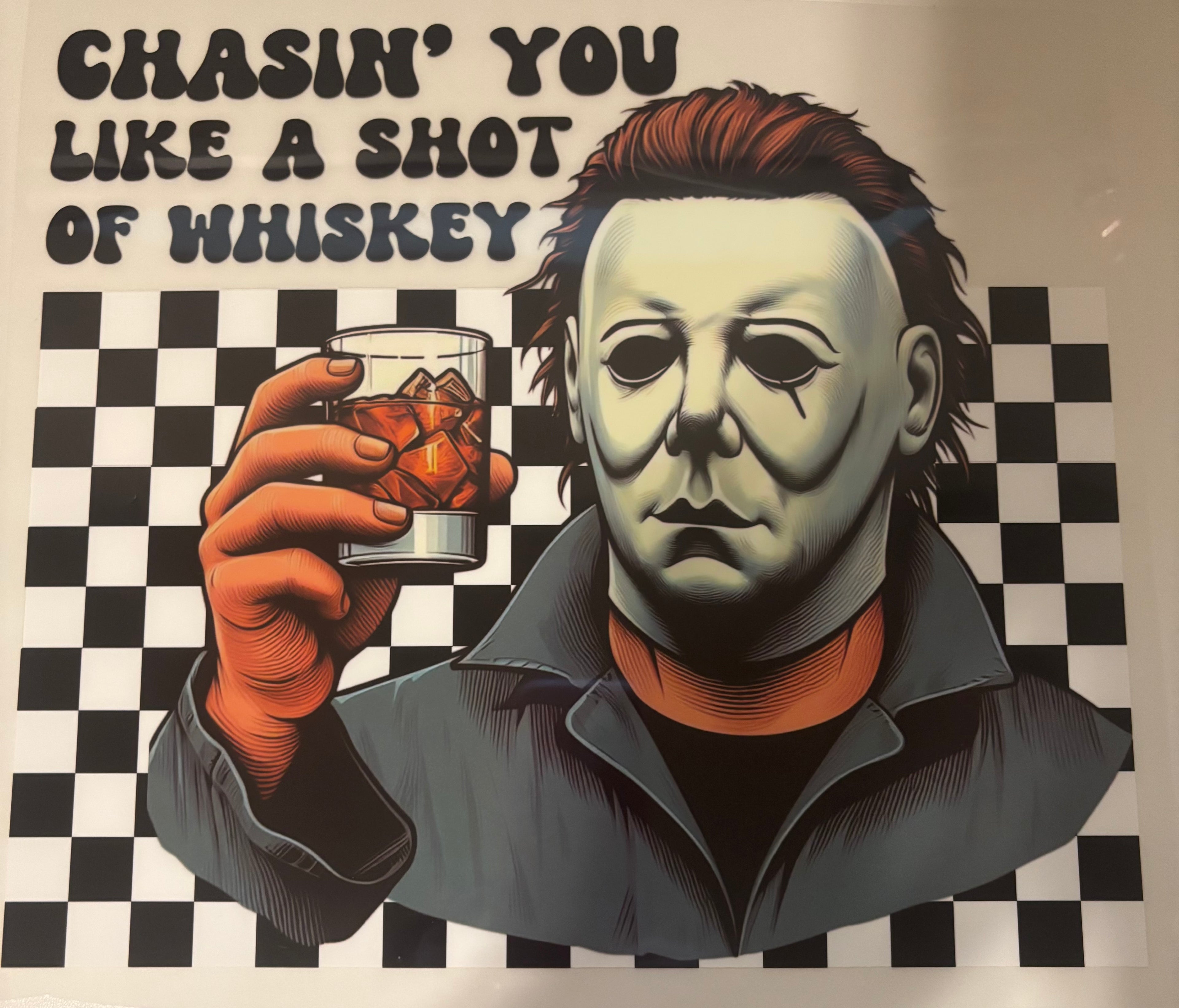 Chasin  you like a shot of whiskey tee design