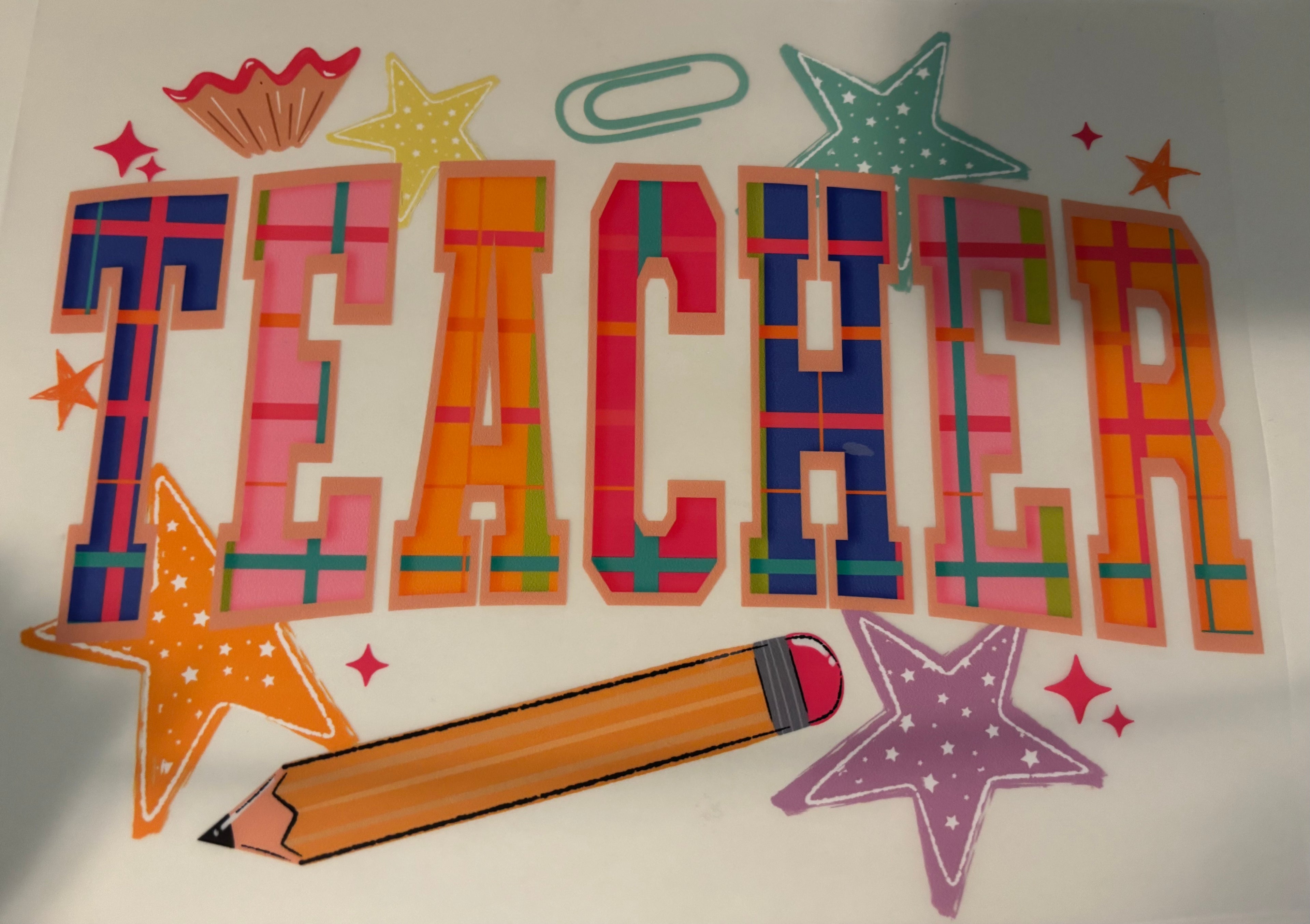 Teacher Star Tee Design