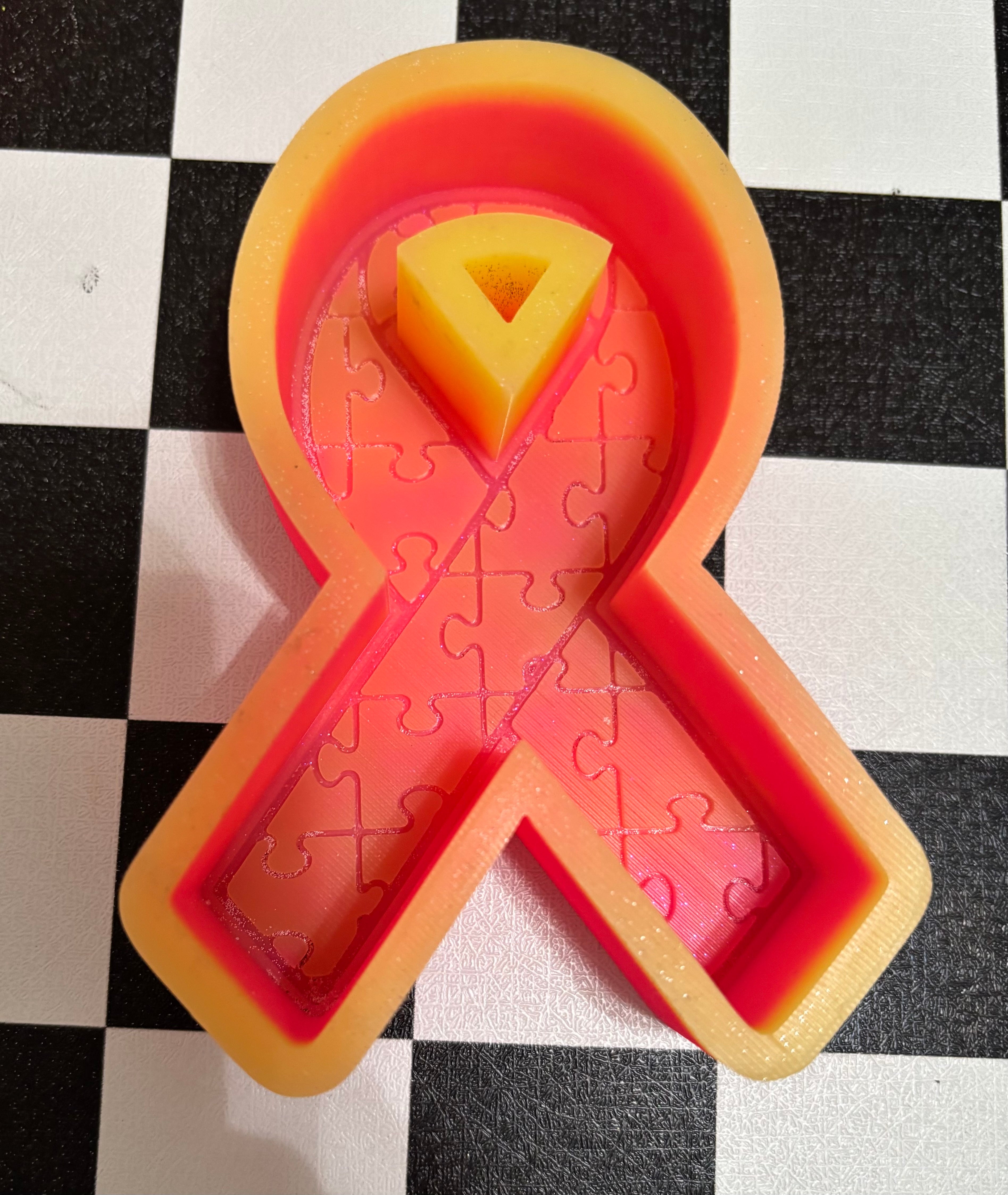 Custom Autism Ribbon Freshie Mold