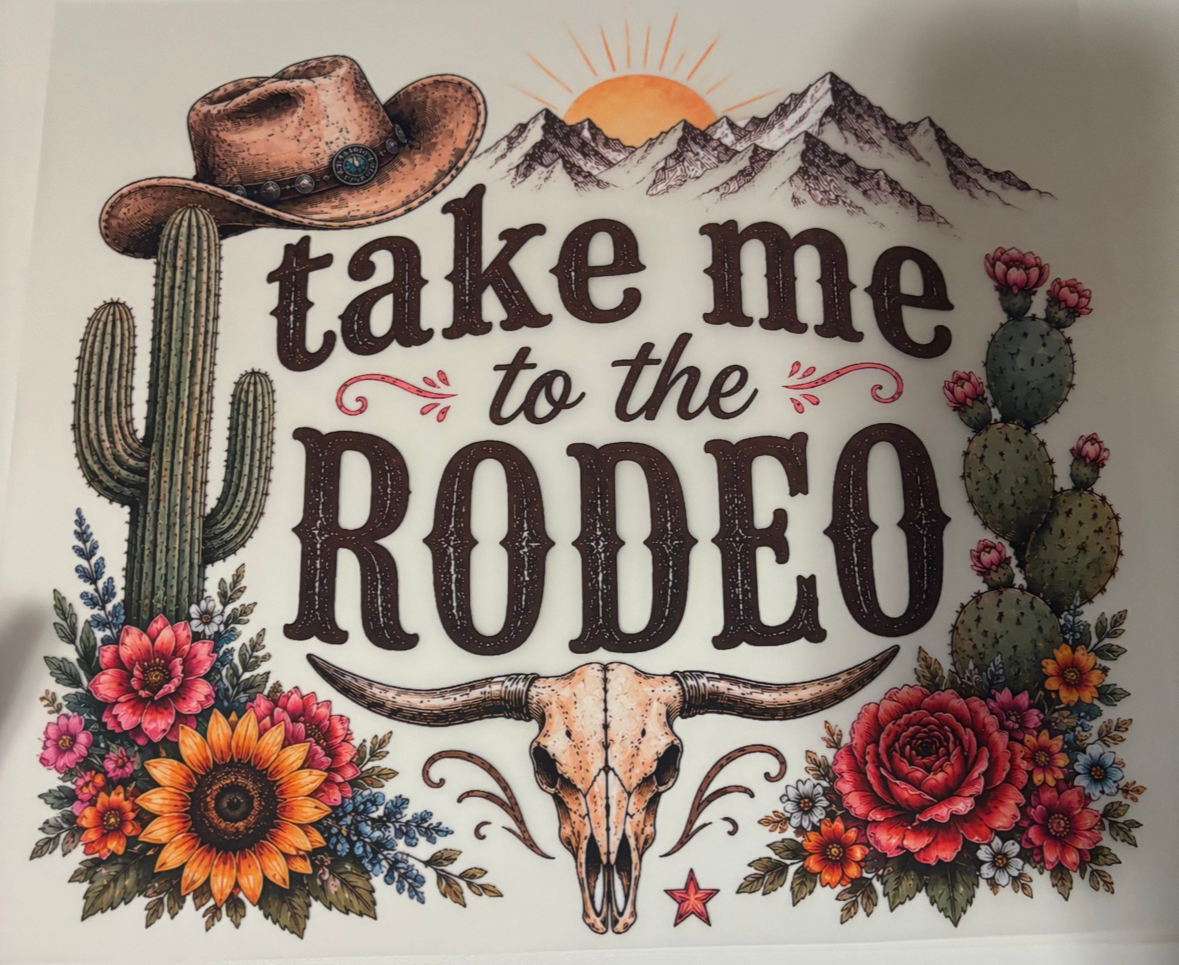 Take me to the Rodeo Tee Design