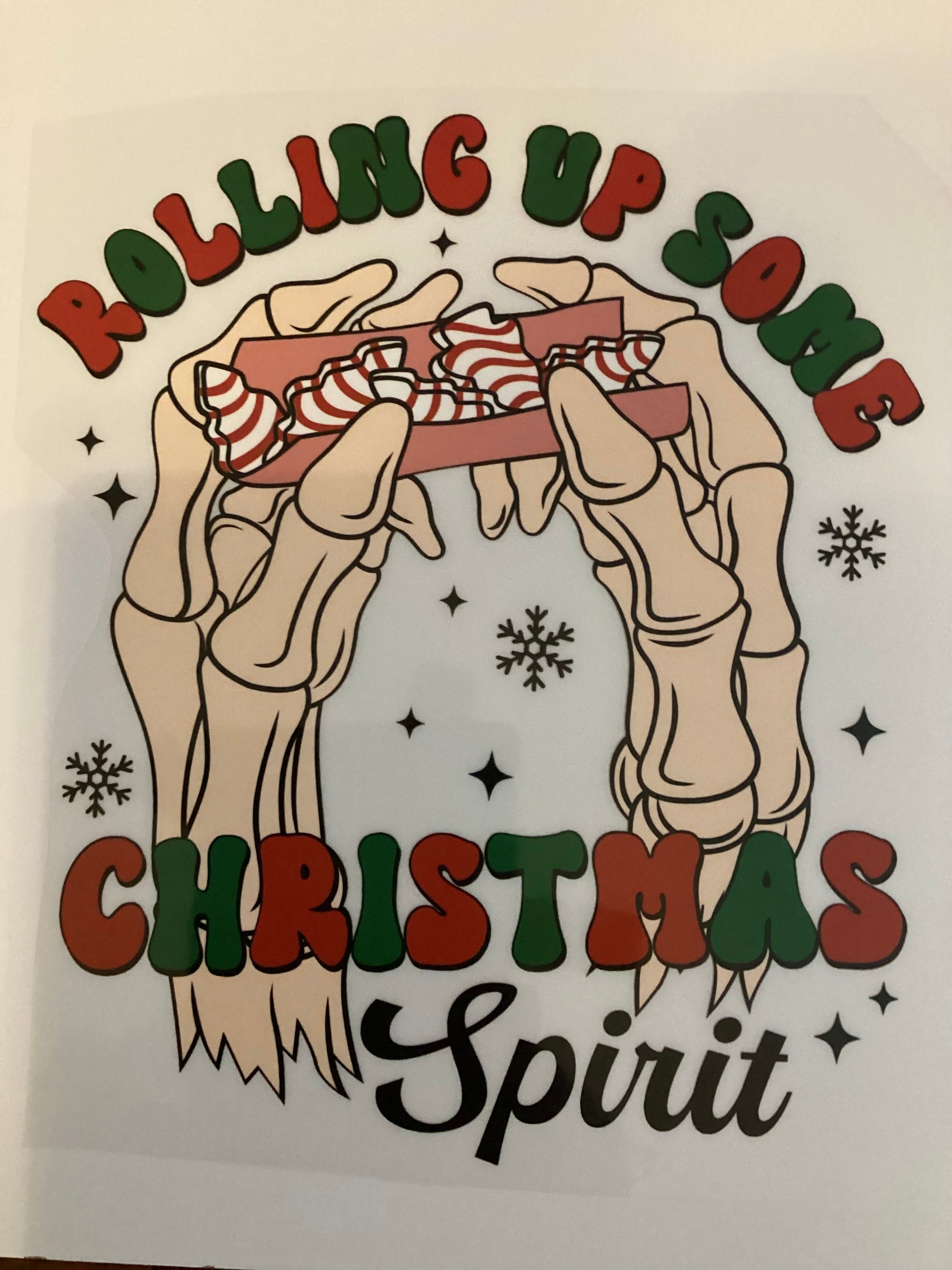 Rolling up some Christmas spirit