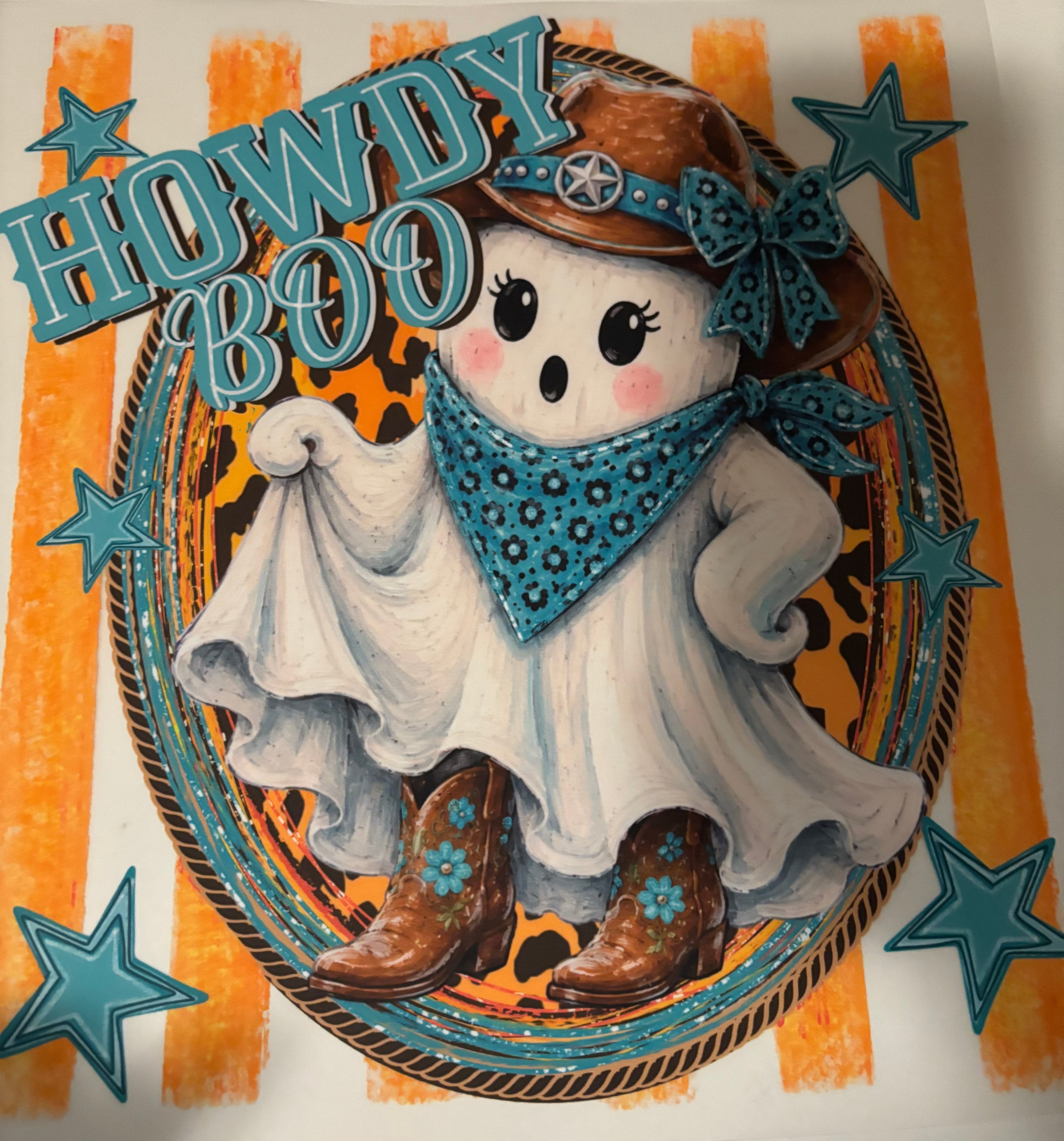 Howdy Boo Tee Design