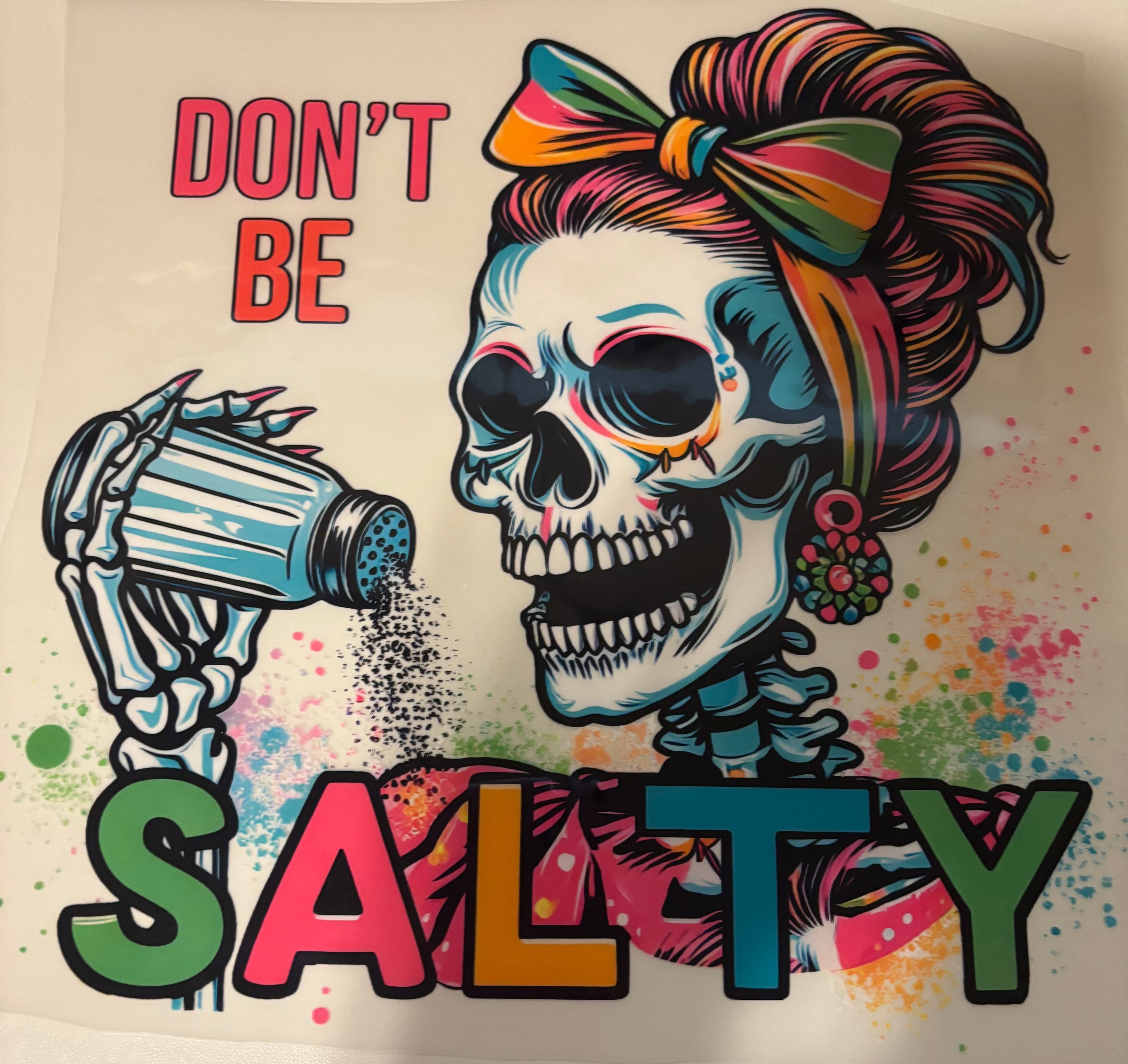 Dont be salty Tee Design
