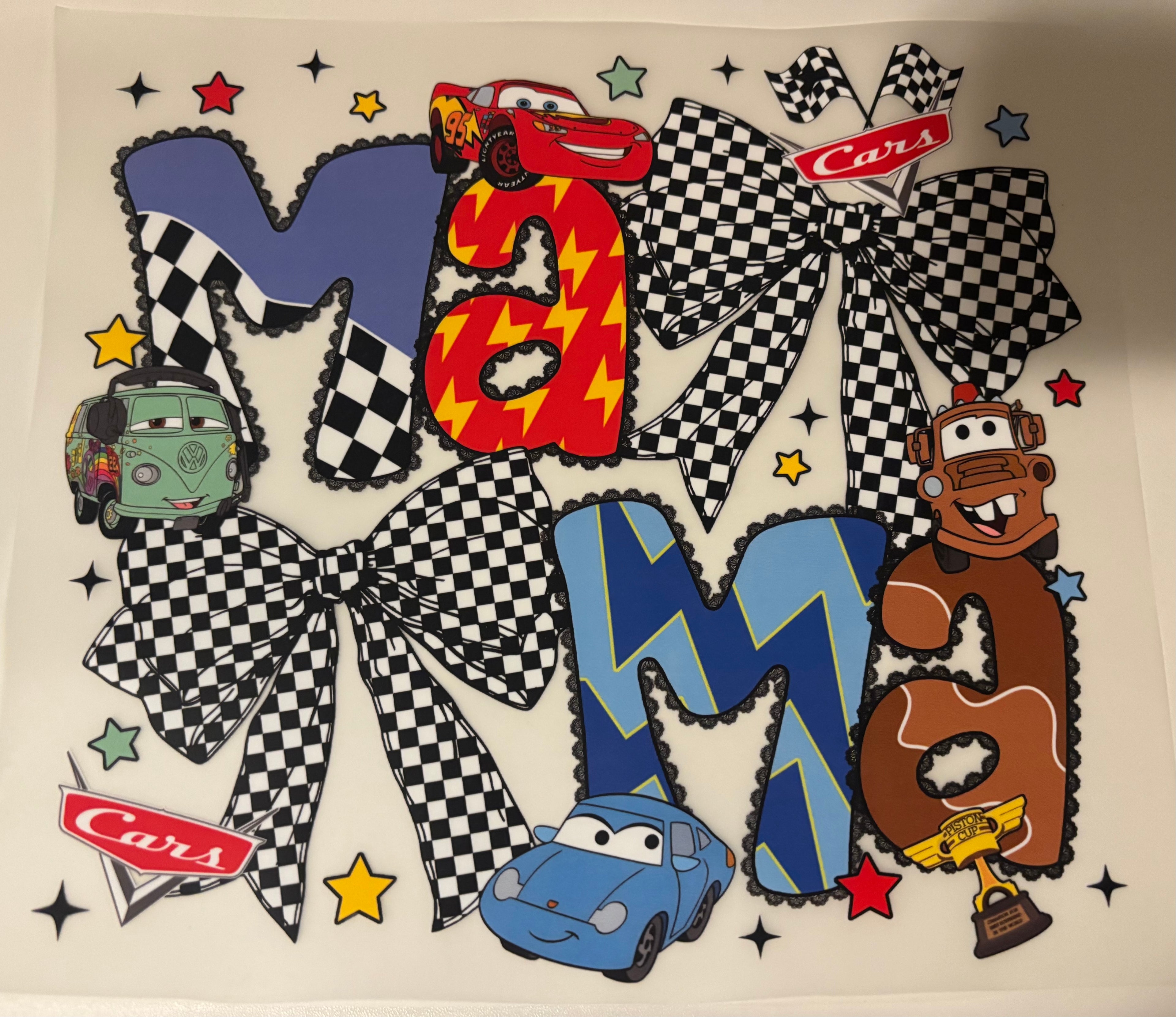 Mcqueen Mama Tee Design