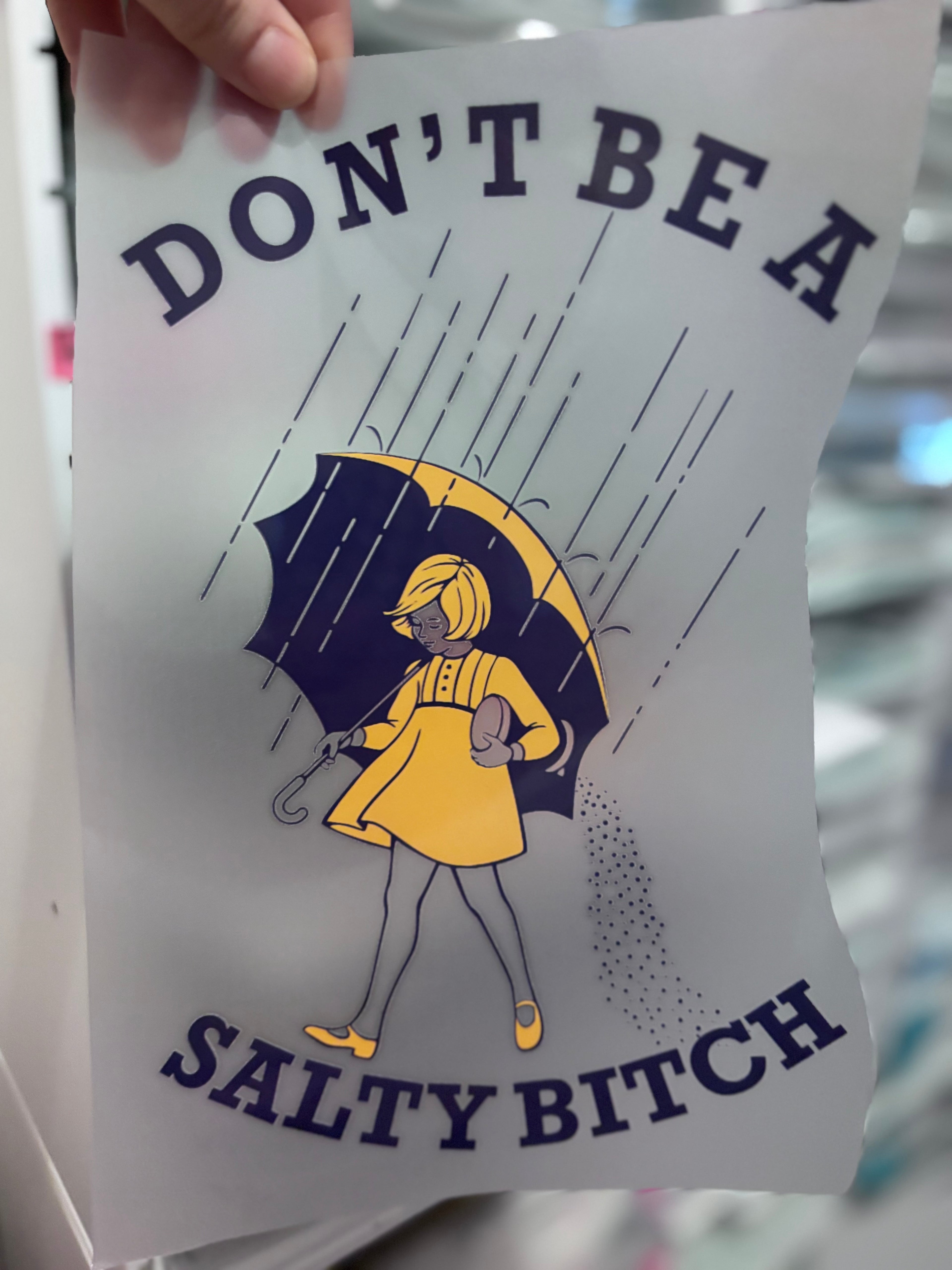 Don’t be a salty