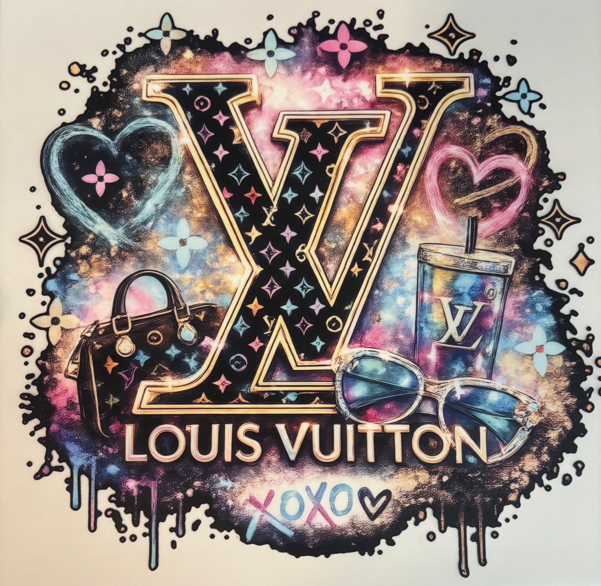 The Blue V Tee Design