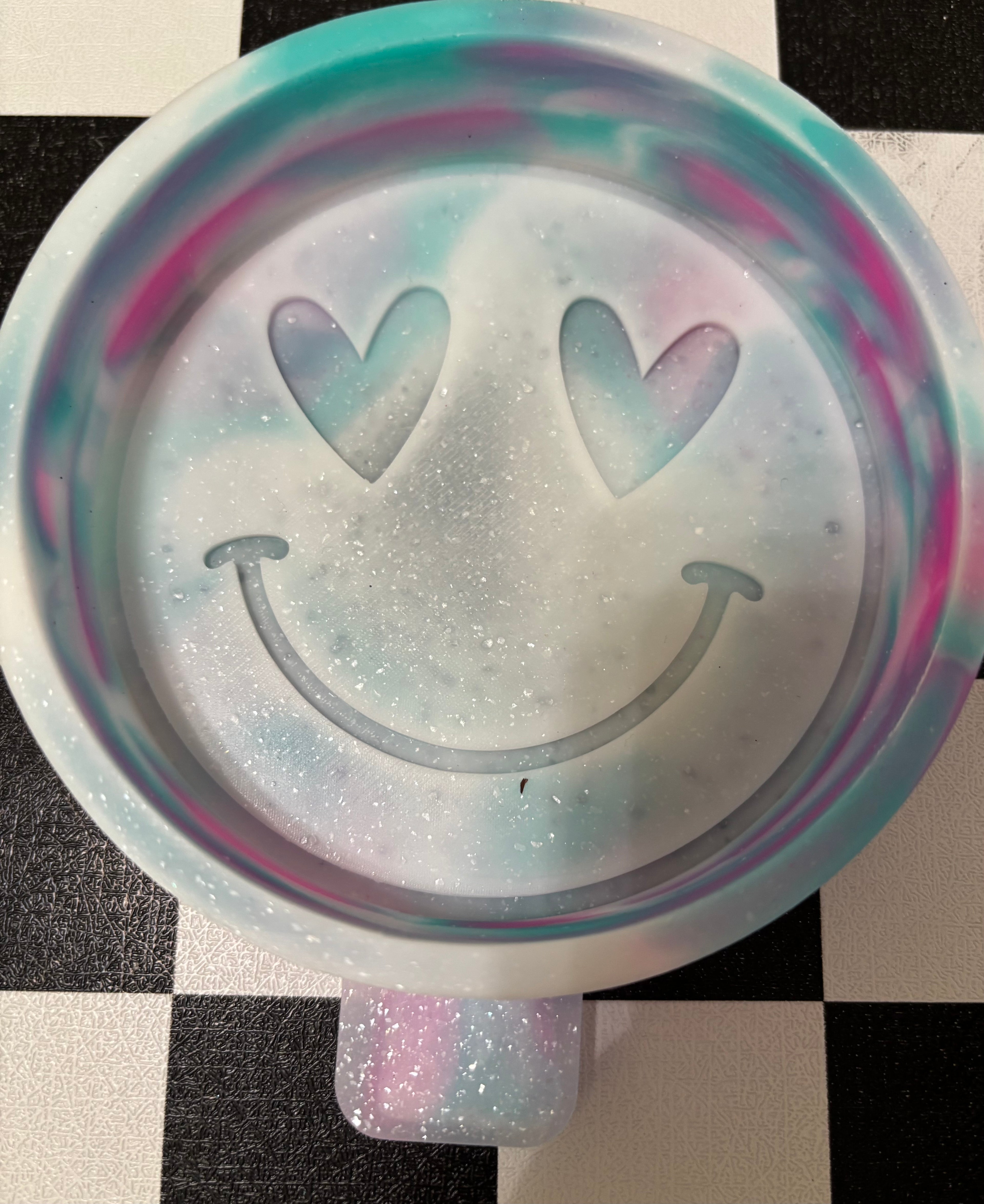 Custom Heart Eye Smiley Freshie Mold