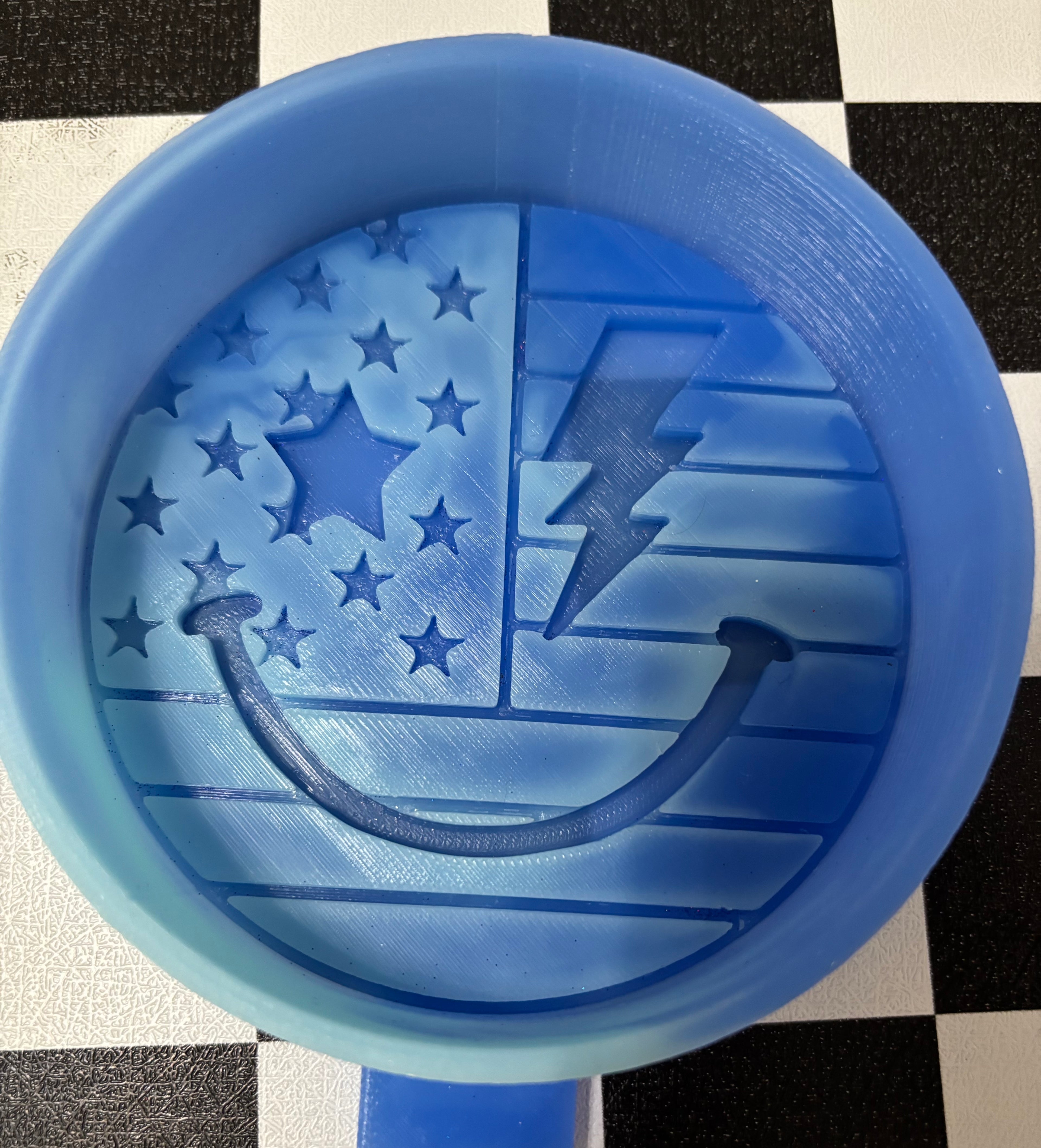 Custom Patriotic Smiley Freshie Mold