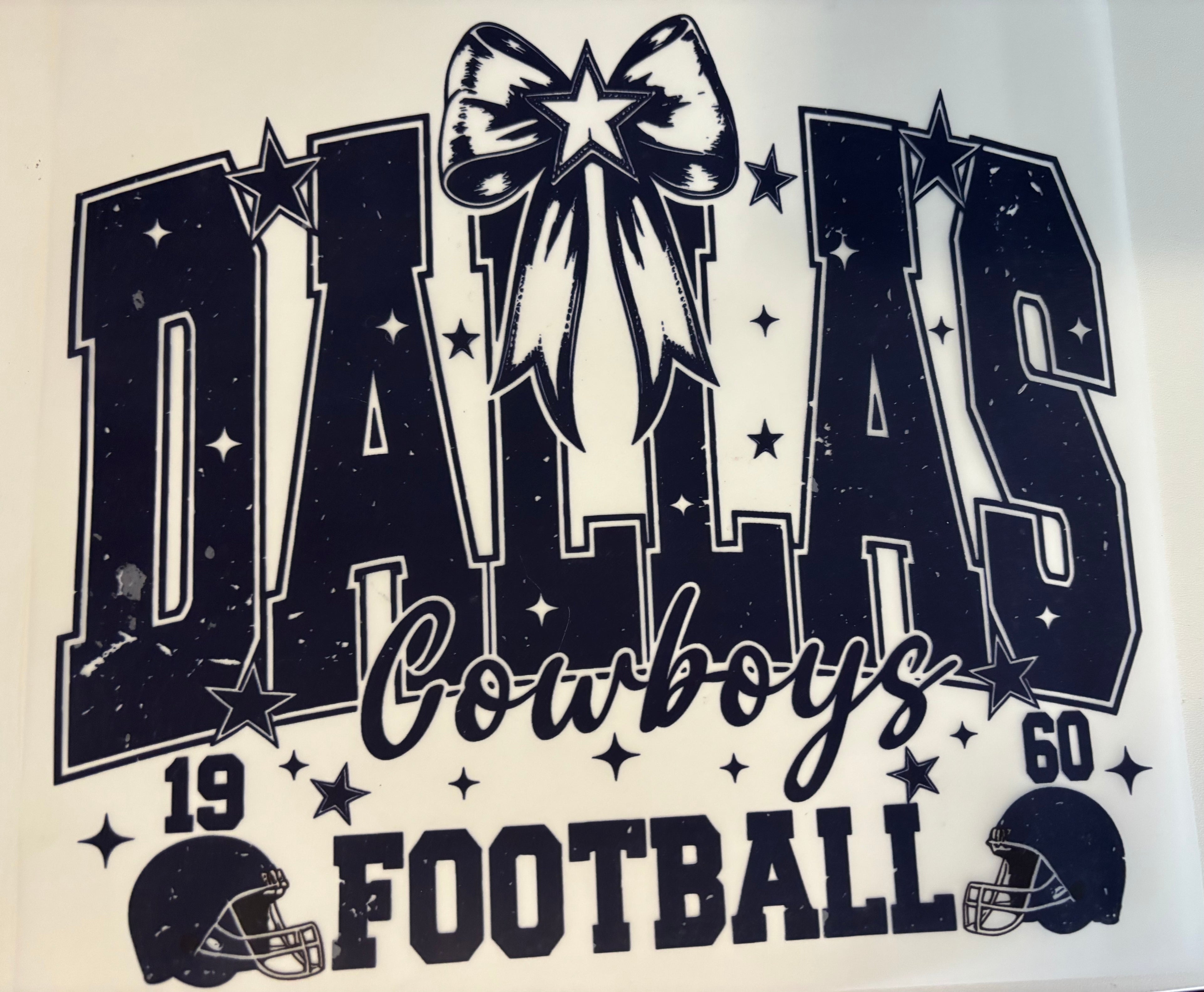Distress Dallas Tee Design
