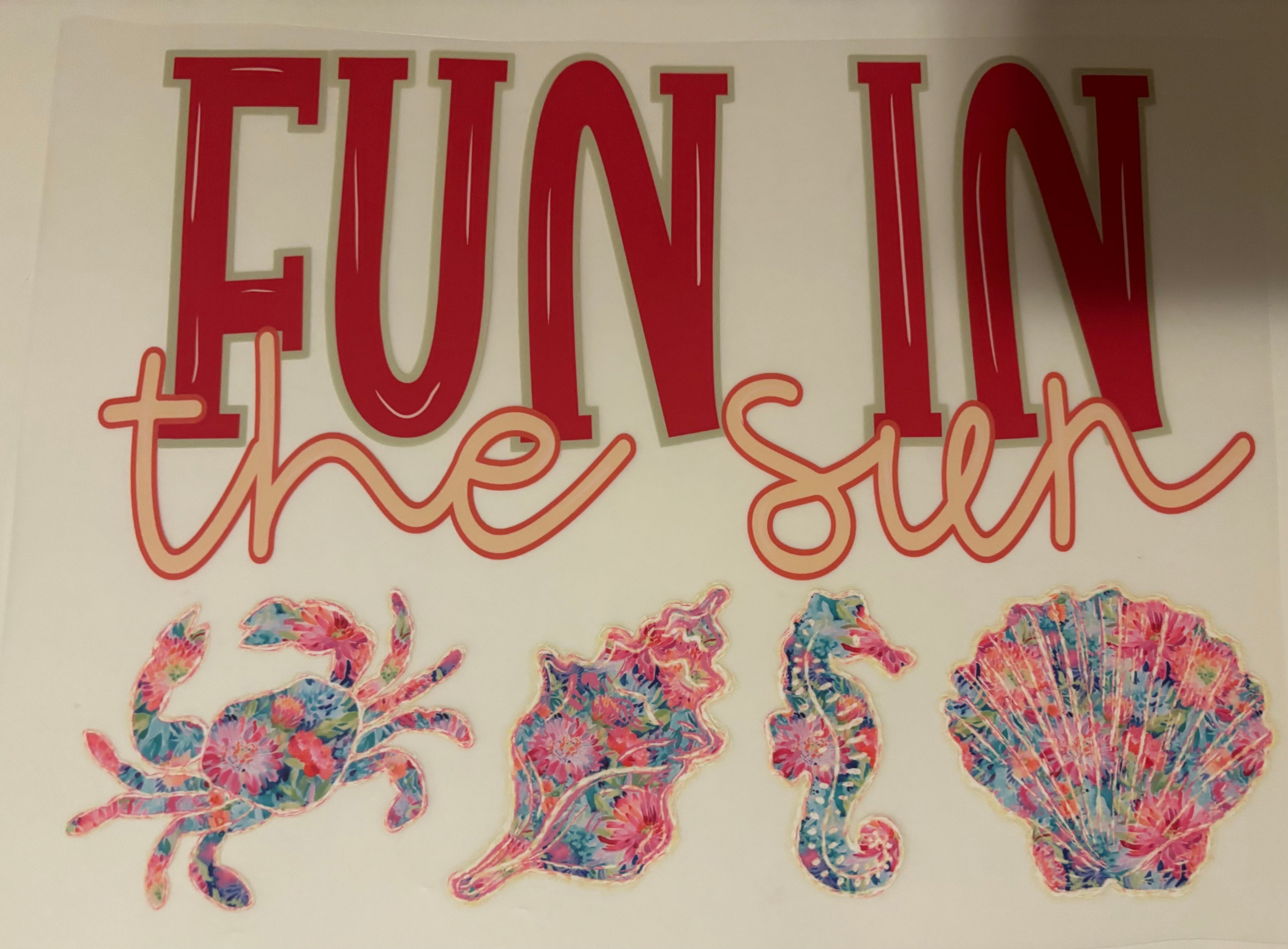 Fun in the sun tee design