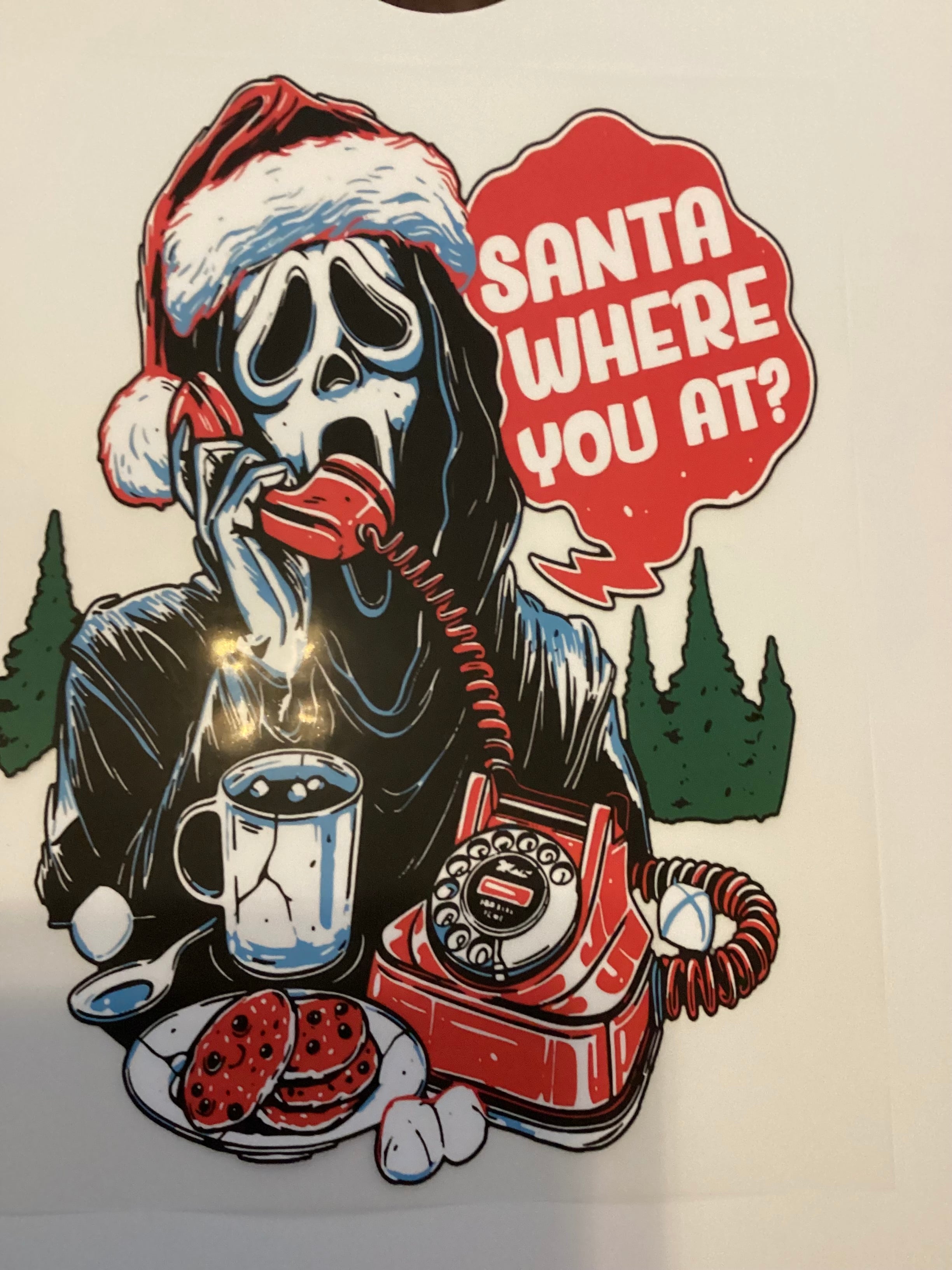 Ghost face Santa where you at