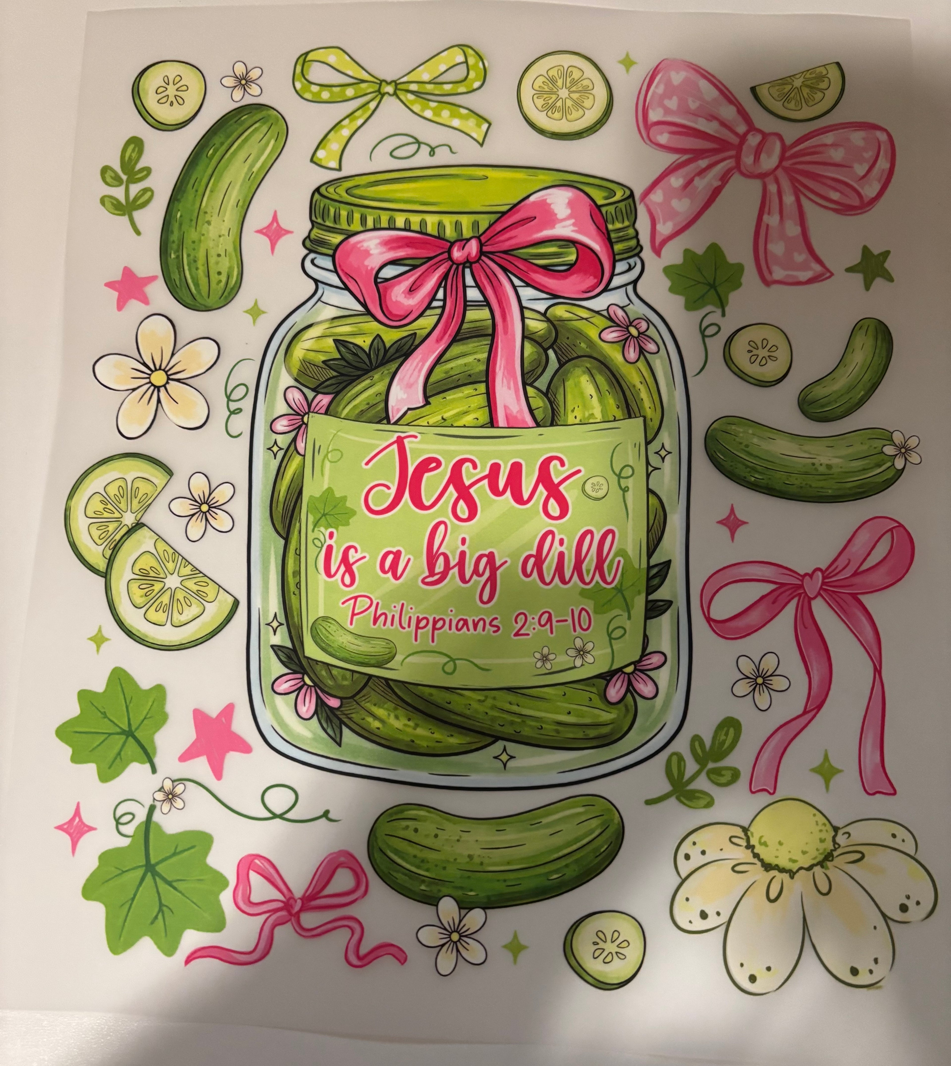 Jesus is a big dill tell design