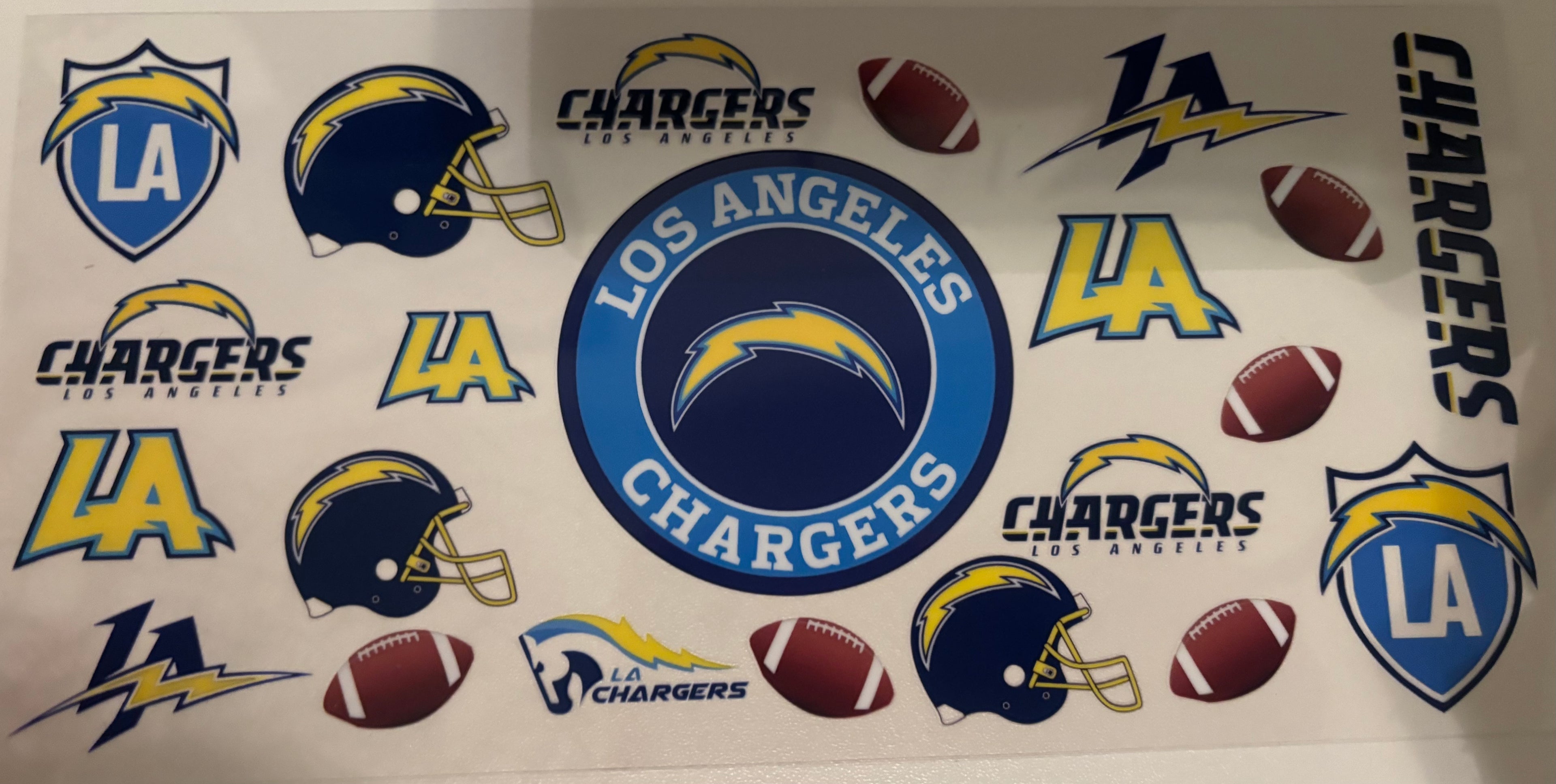 Chargers 16 oz cup wrap