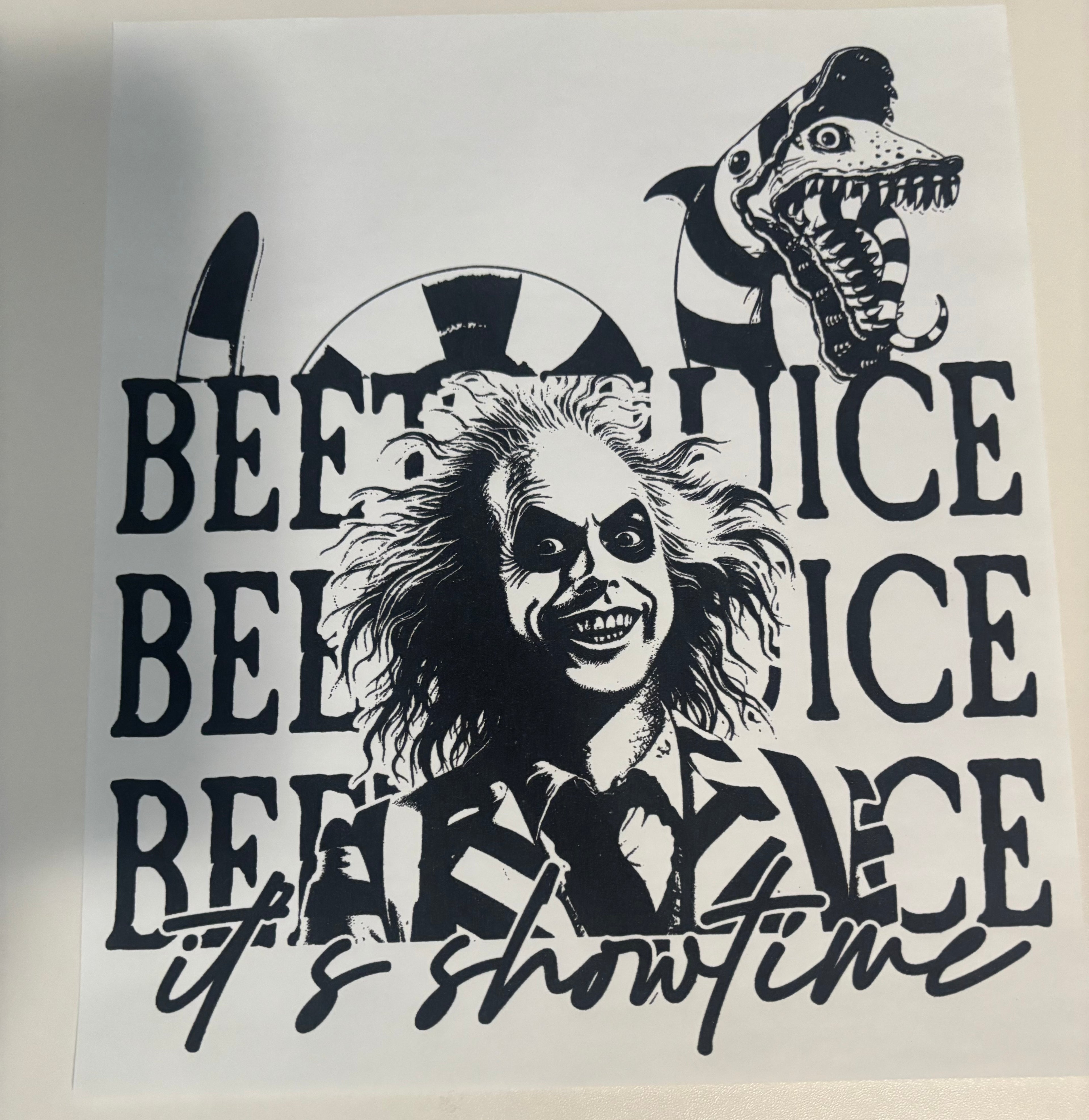 Beetlejuice Tee Design