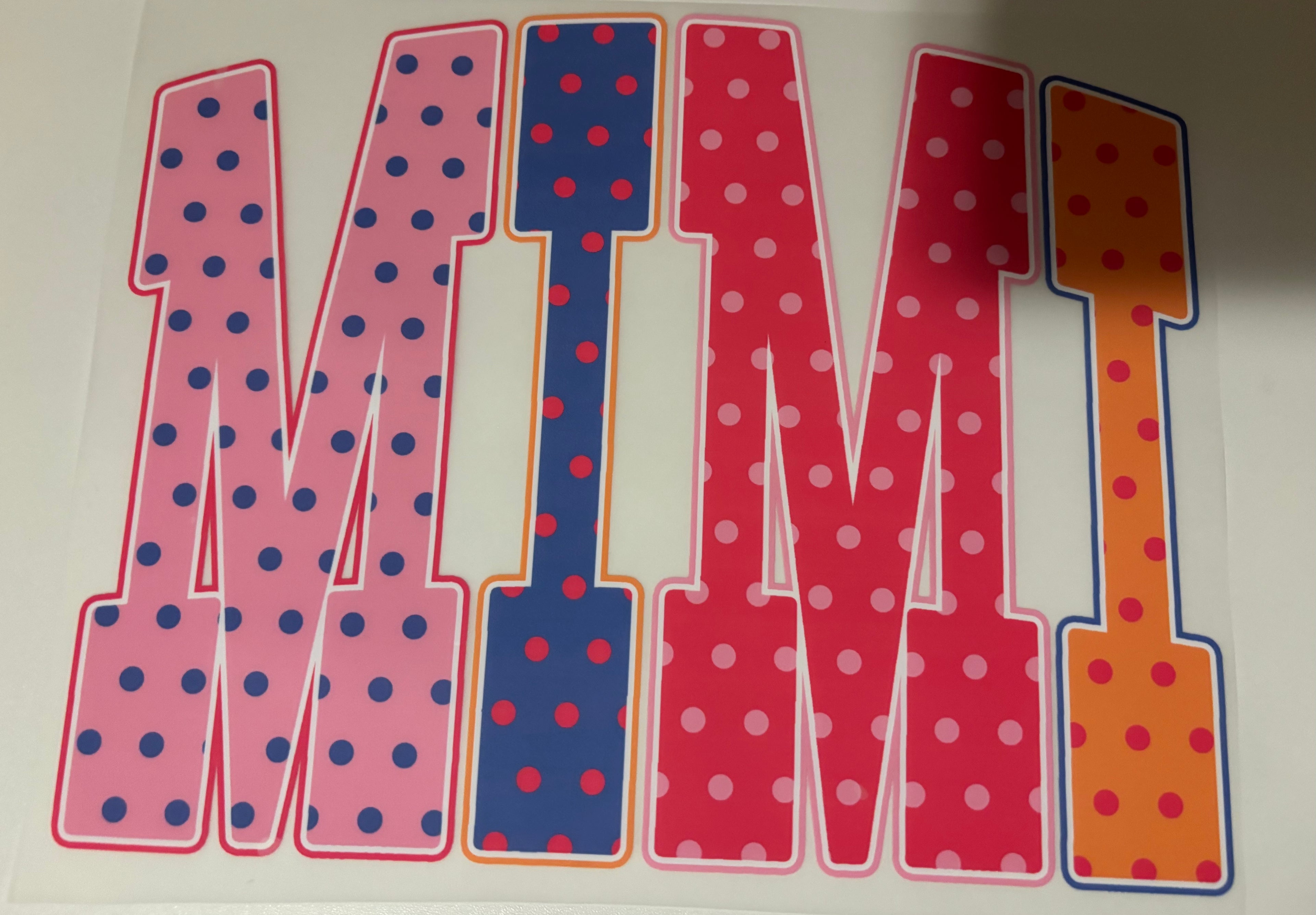 Polka Dot Mimi Tee Design