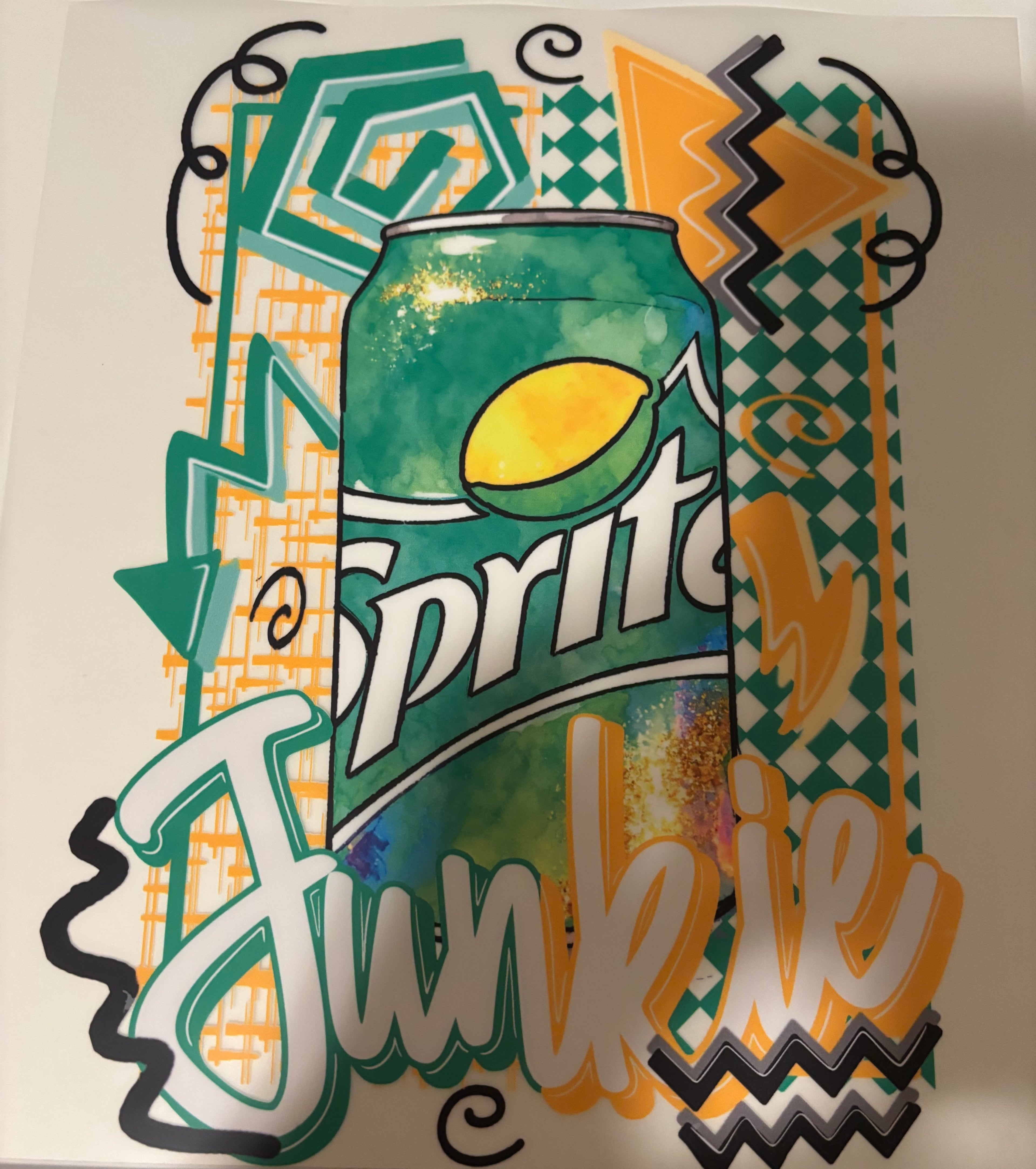 Sprite Junkie Tee Design