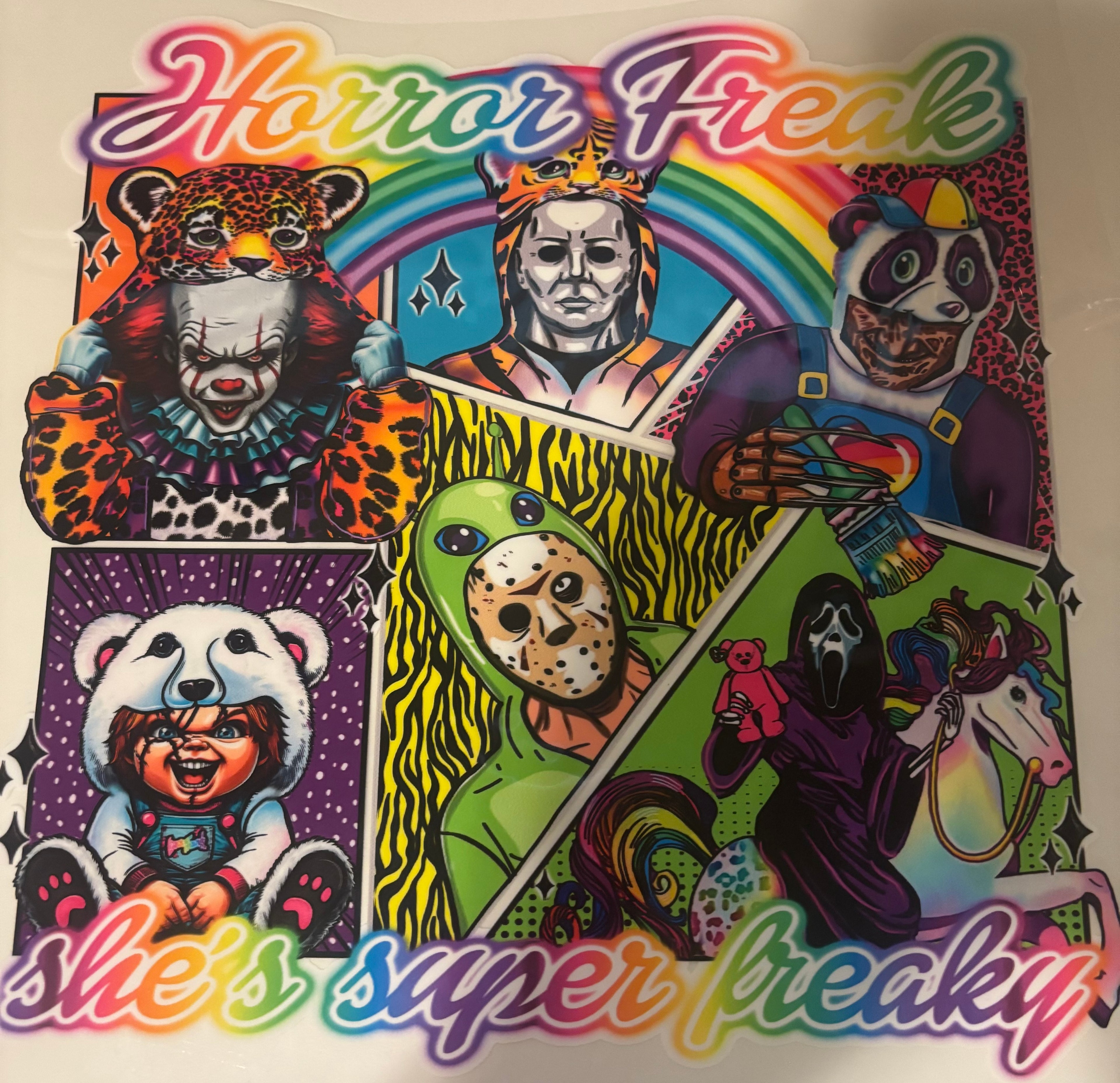 Horror freak tee design